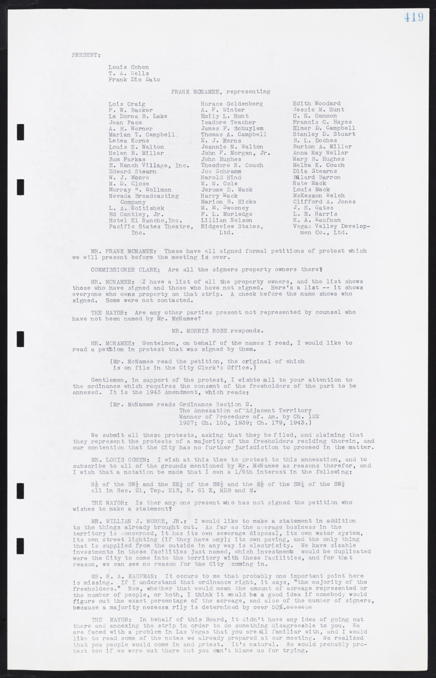 Las Vegas City Commission Minutes, August 11, 1942 to December 30, 1946, lvc000005-447