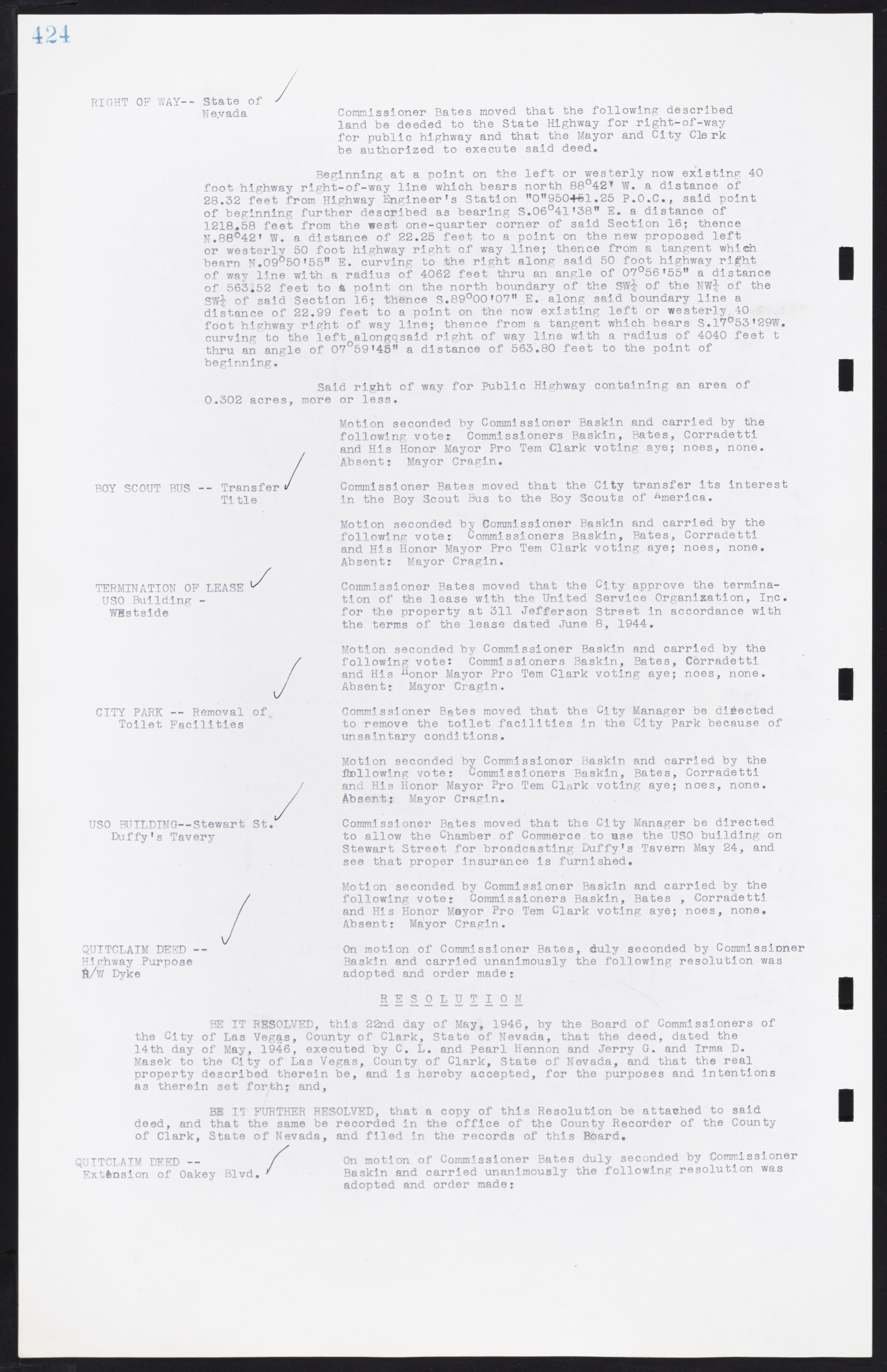 Las Vegas City Commission Minutes, August 11, 1942 to December 30, 1946, lvc000005-452