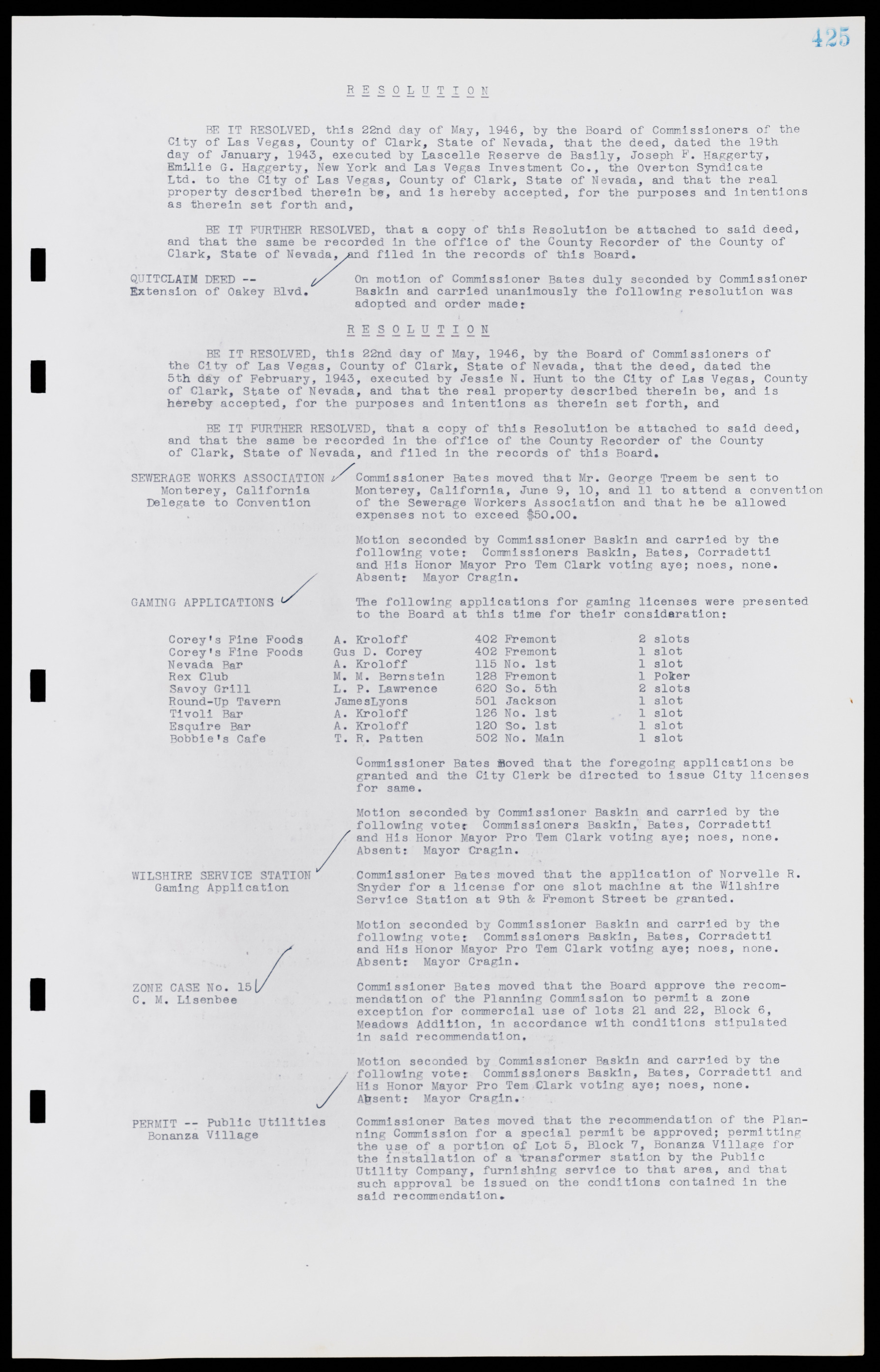 Las Vegas City Commission Minutes, August 11, 1942 to December 30, 1946, lvc000005-453