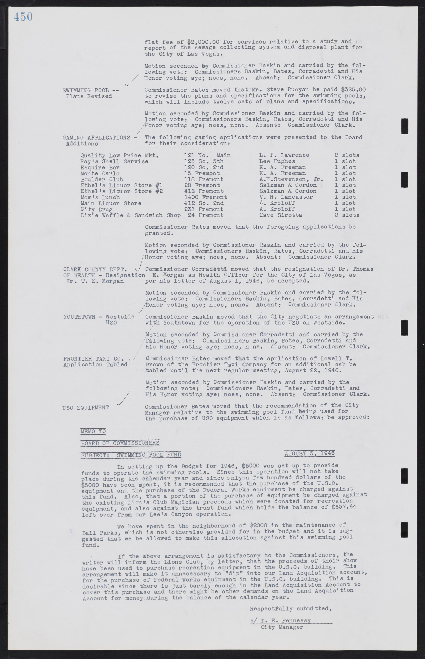 Las Vegas City Commission Minutes, August 11, 1942 to December 30, 1946, lvc000005-481