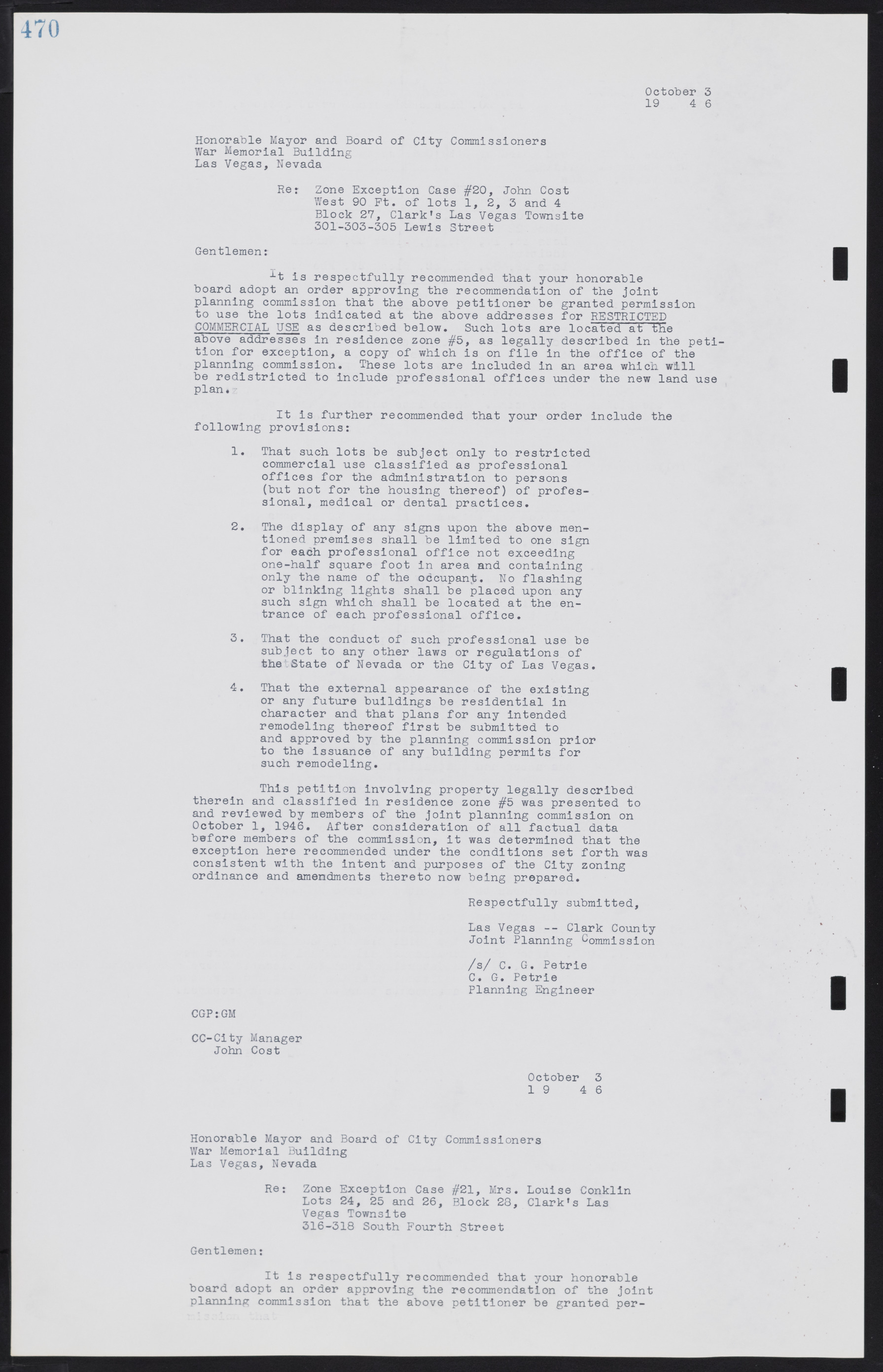 Las Vegas City Commission Minutes, August 11, 1942 to December 30, 1946, lvc000005-501