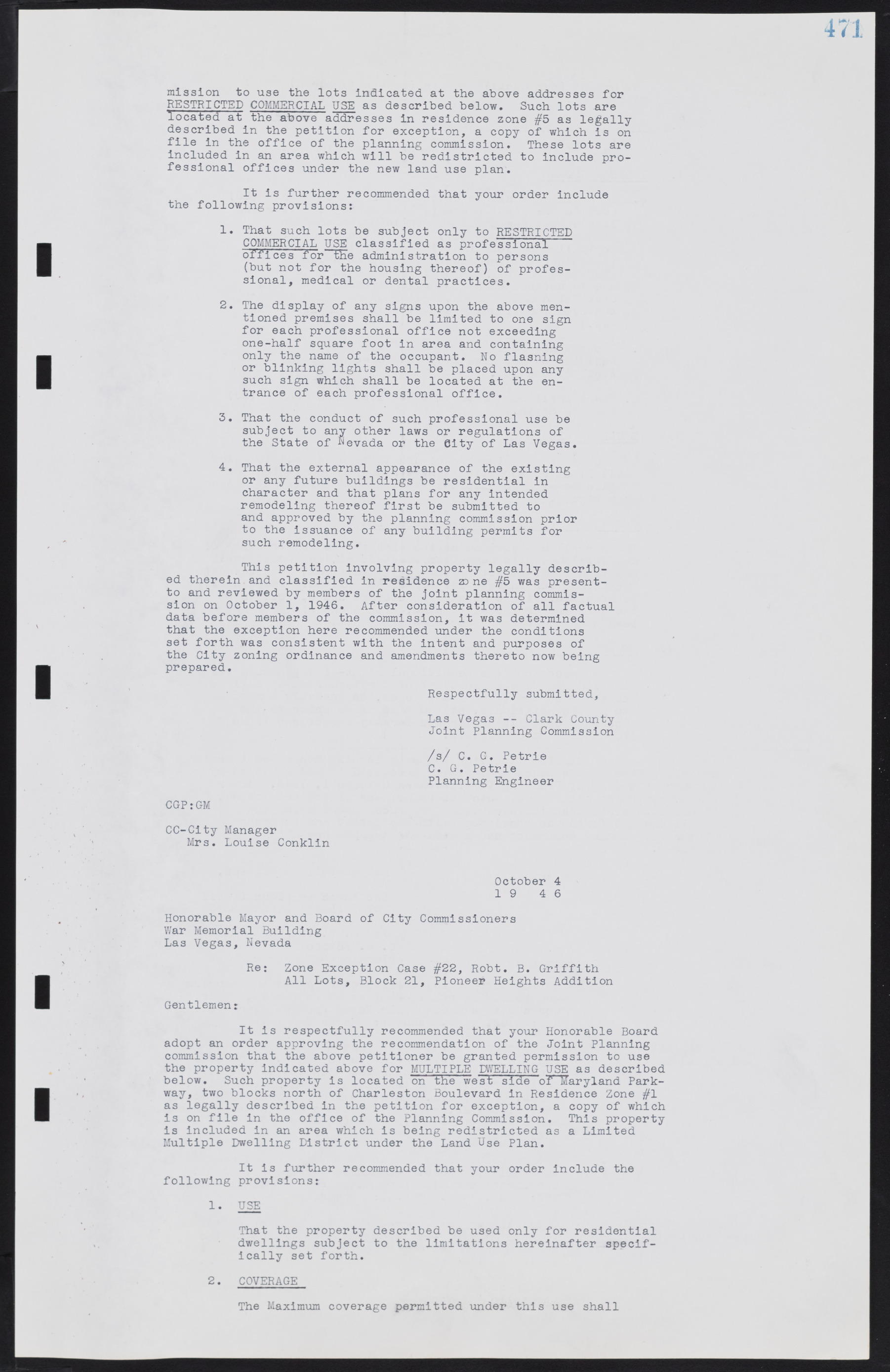 Las Vegas City Commission Minutes, August 11, 1942 to December 30, 1946, lvc000005-502