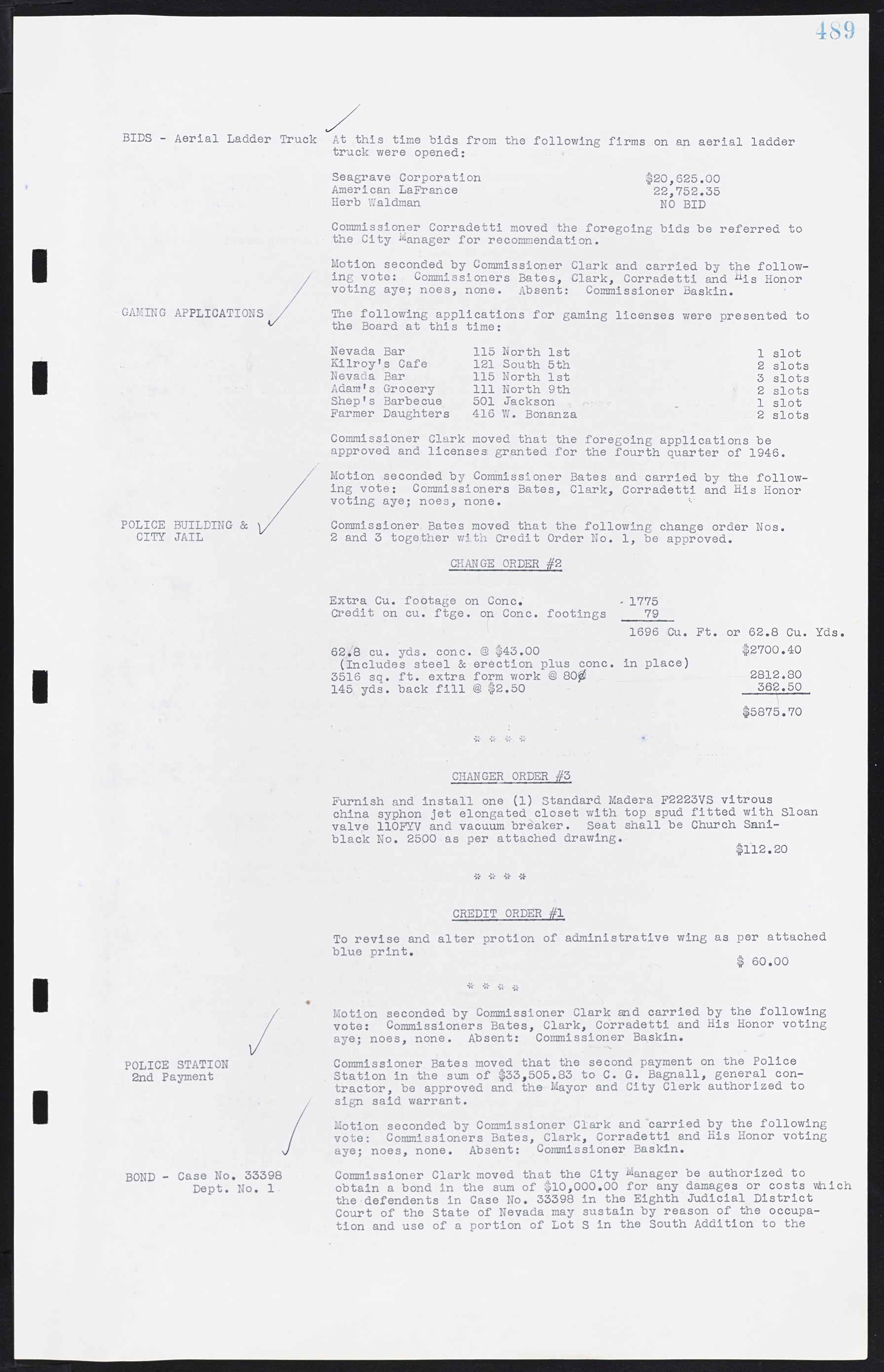 Las Vegas City Commission Minutes, August 11, 1942 to December 30, 1946, lvc000005-520