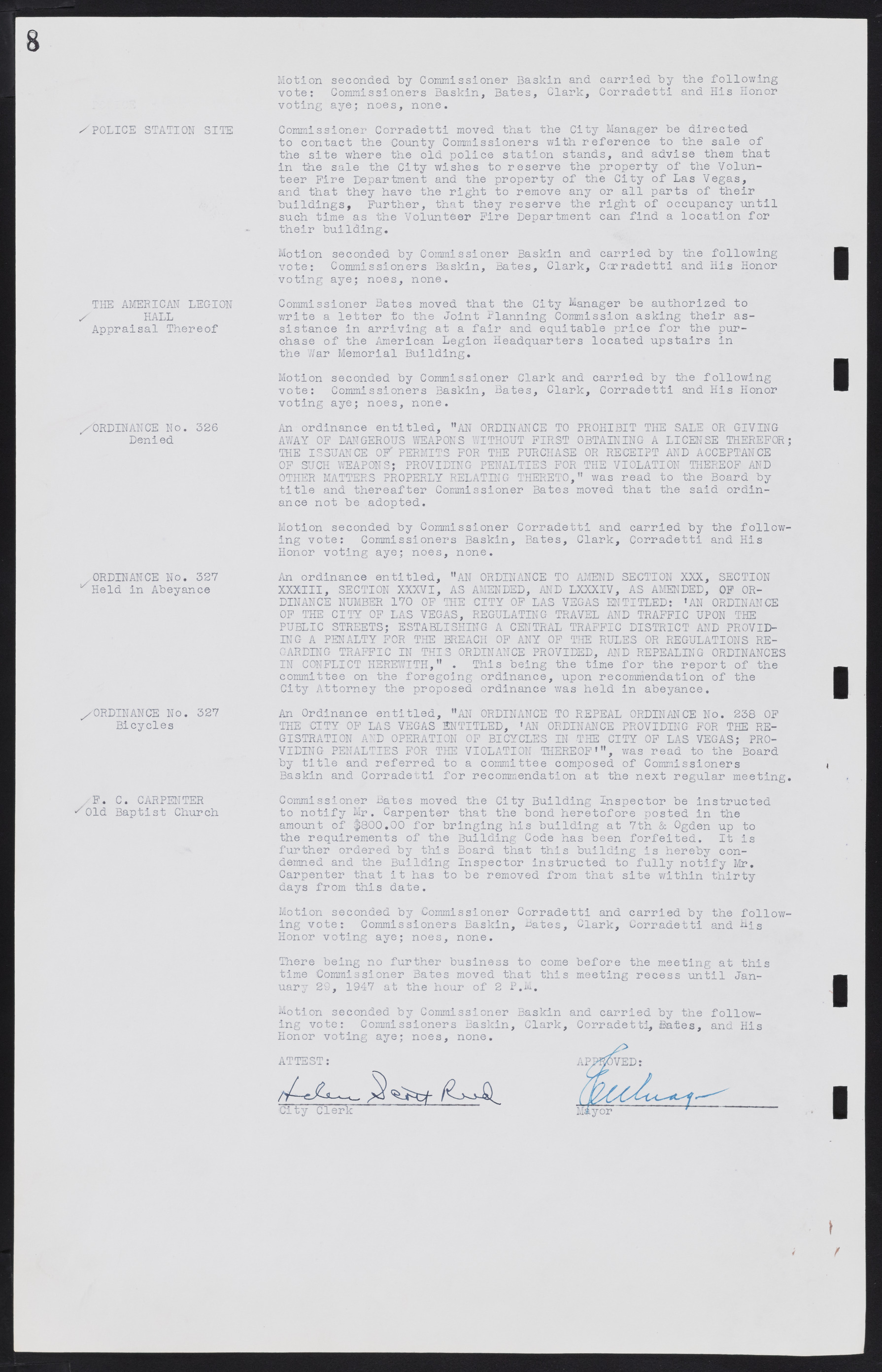 Las Vegas City Commission Minutes, January 7, 1947 to October 26, 1949, lvc000006-16
