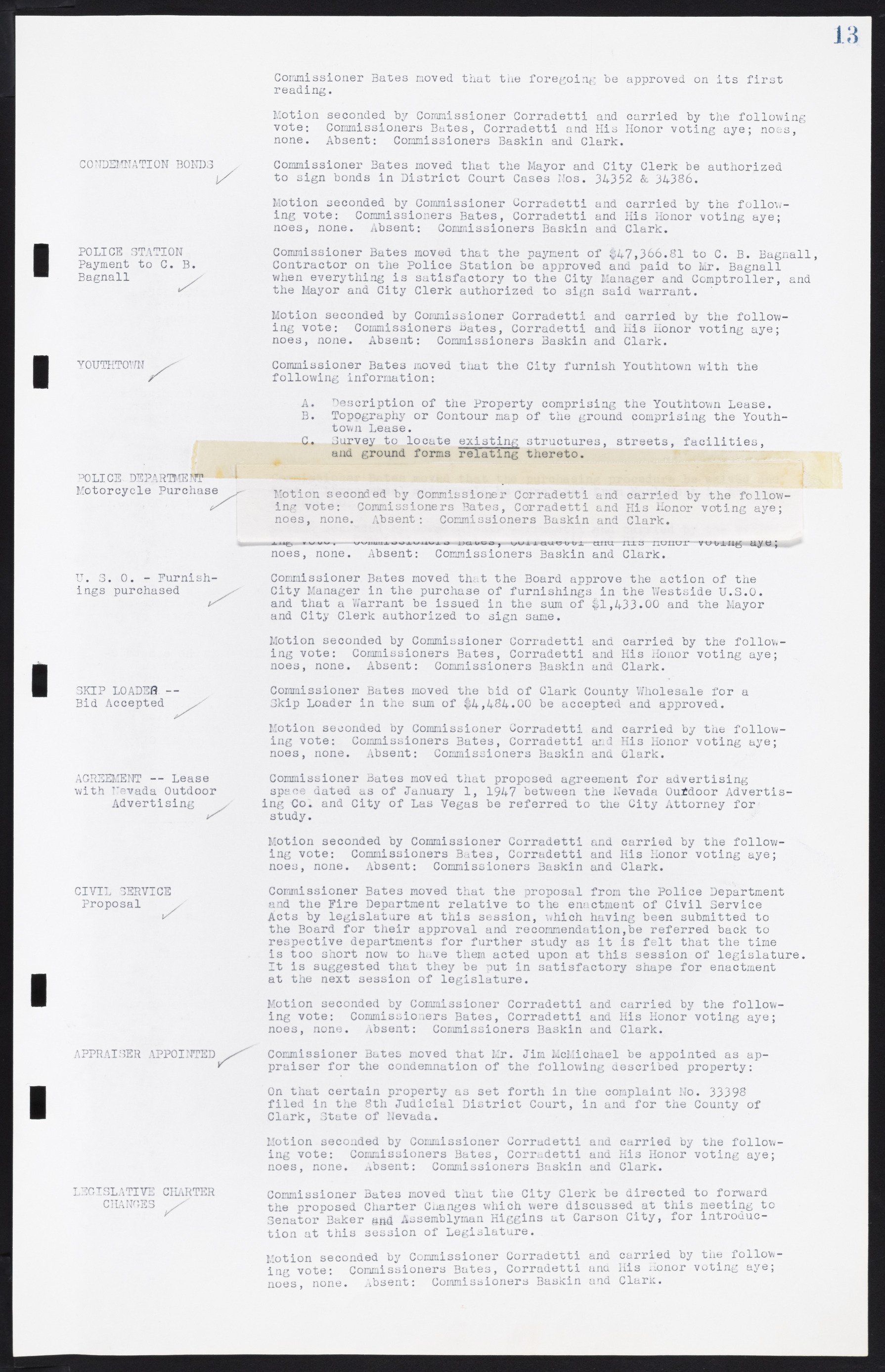 Las Vegas City Commission Minutes, January 7, 1947 to October 26, 1949, lvc000006-21