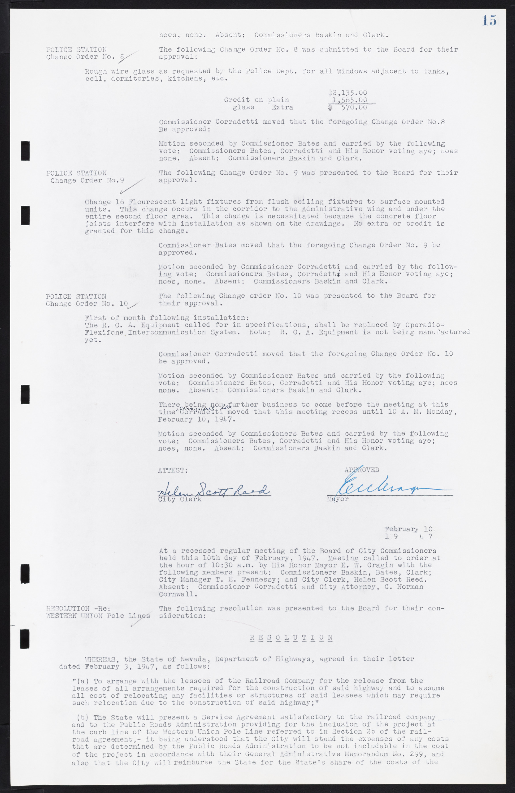 Las Vegas City Commission Minutes, January 7, 1947 to October 26, 1949, lvc000006-23