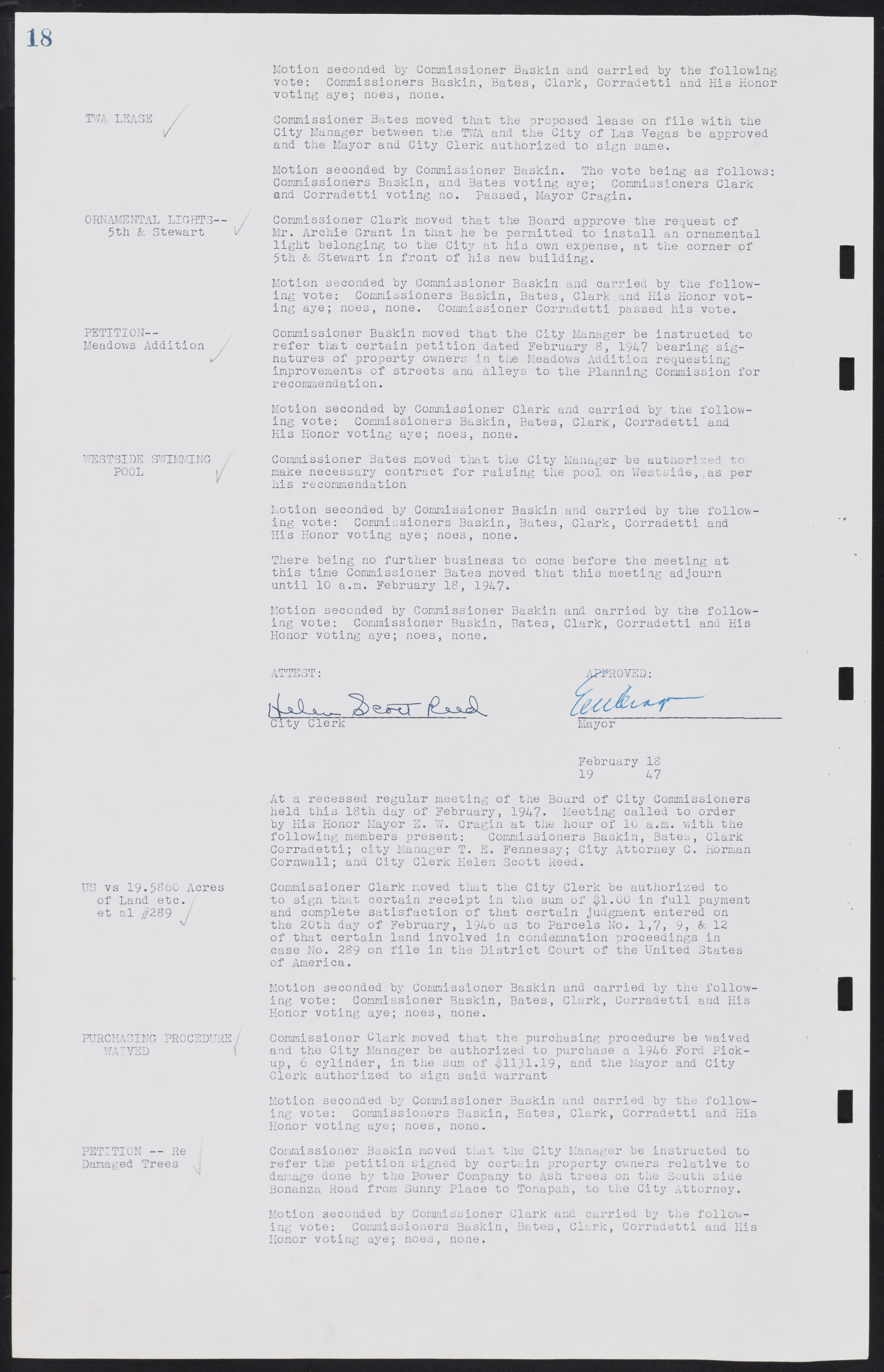 Las Vegas City Commission Minutes, January 7, 1947 to October 26, 1949, lvc000006-26