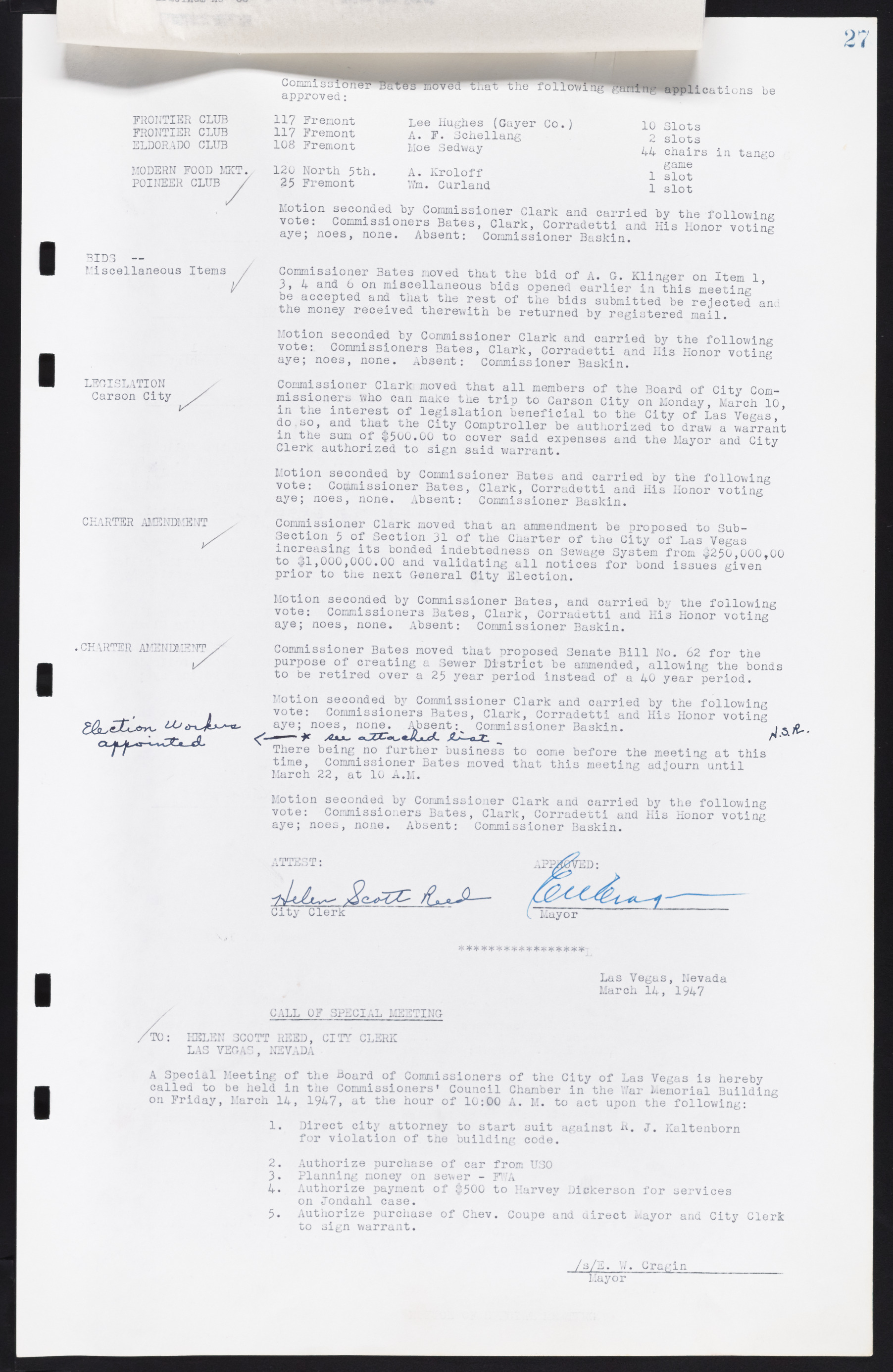 Las Vegas City Commission Minutes, January 7, 1947 to October 26, 1949, lvc000006-42