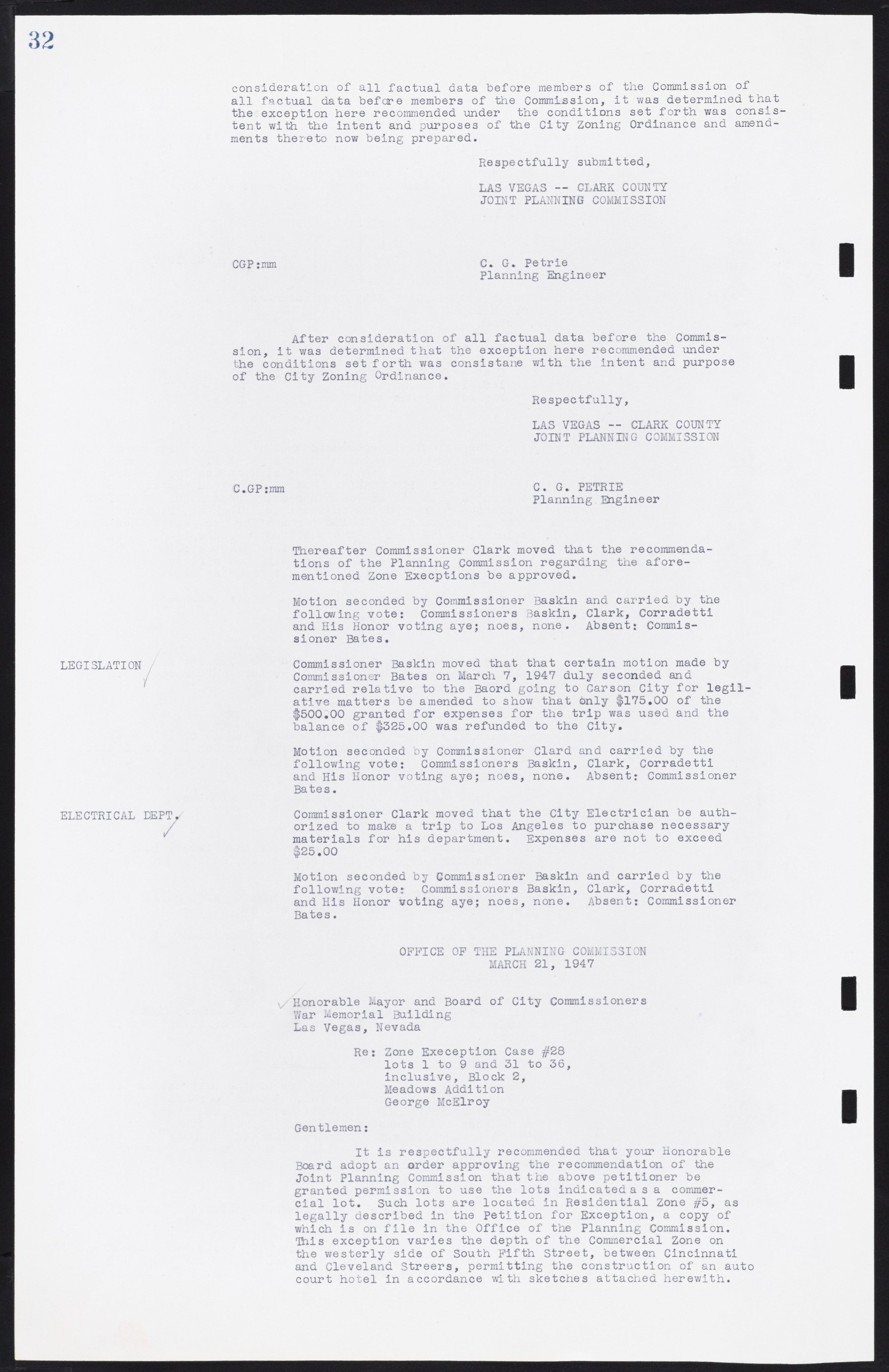 Las Vegas City Commission Minutes, January 7, 1947 to October 26, 1949, lvc000006-47
