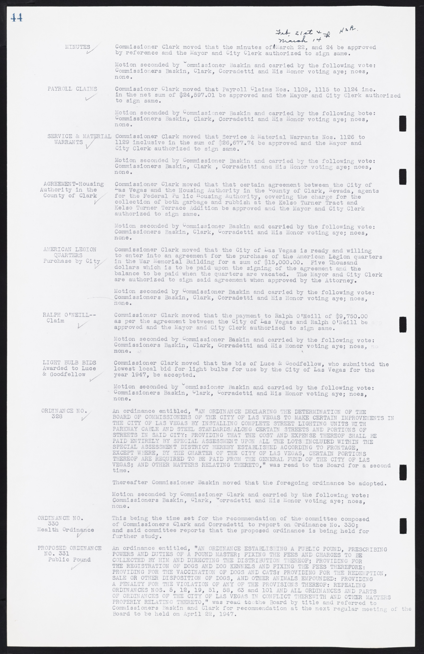 Las Vegas City Commission Minutes, January 7, 1947 to October 26, 1949, lvc000006-59