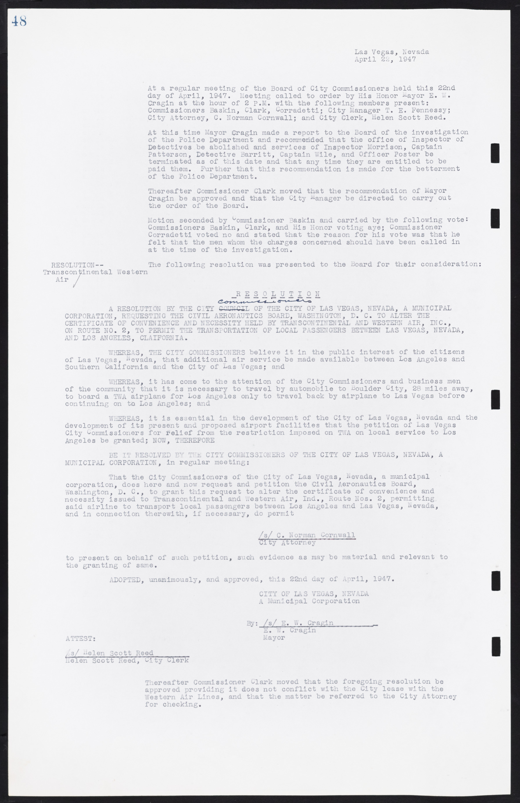 Las Vegas City Commission Minutes, January 7, 1947 to October 26, 1949, lvc000006-63