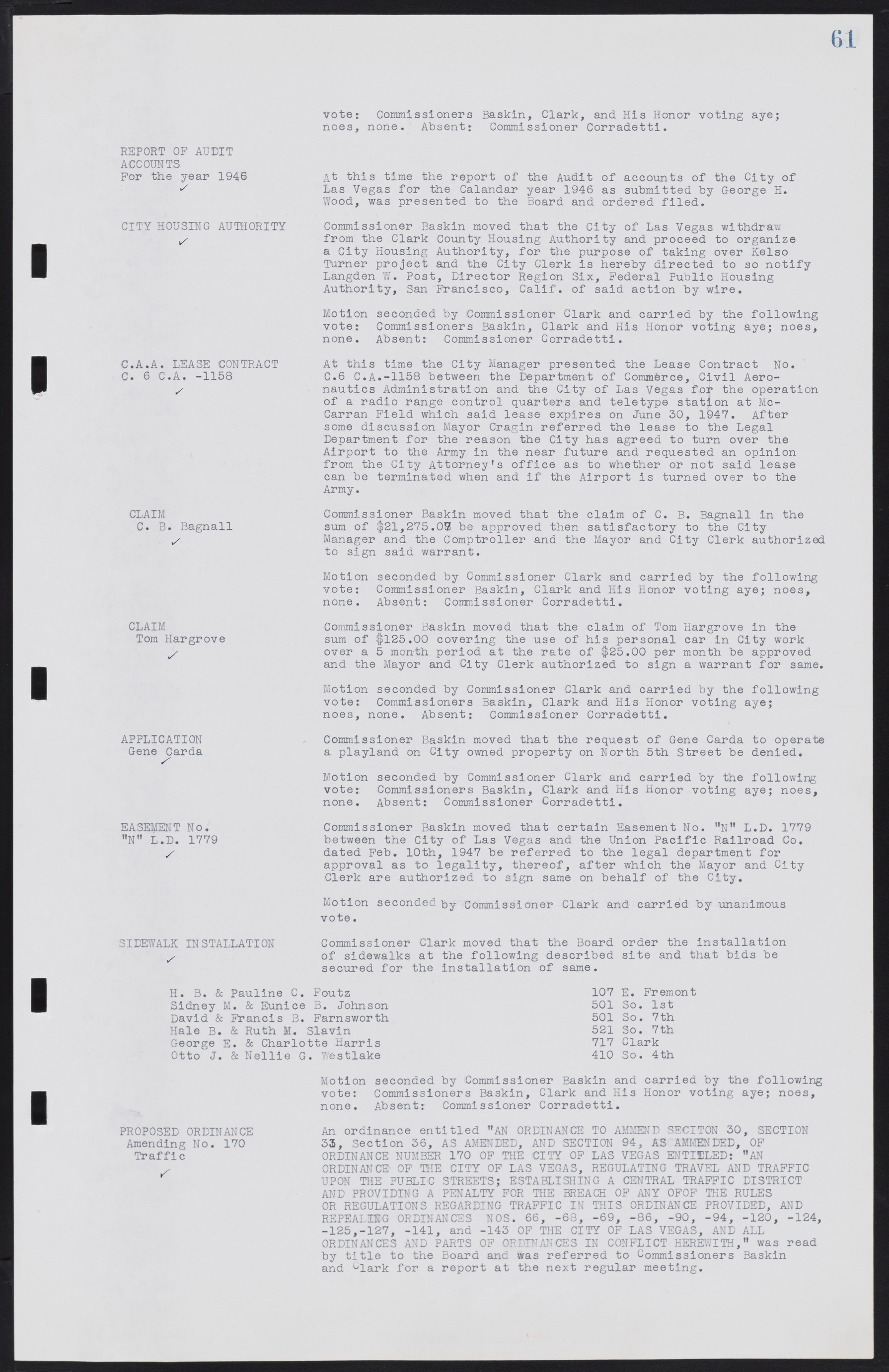 Las Vegas City Commission Minutes, January 7, 1947 to October 26, 1949, lvc000006-76