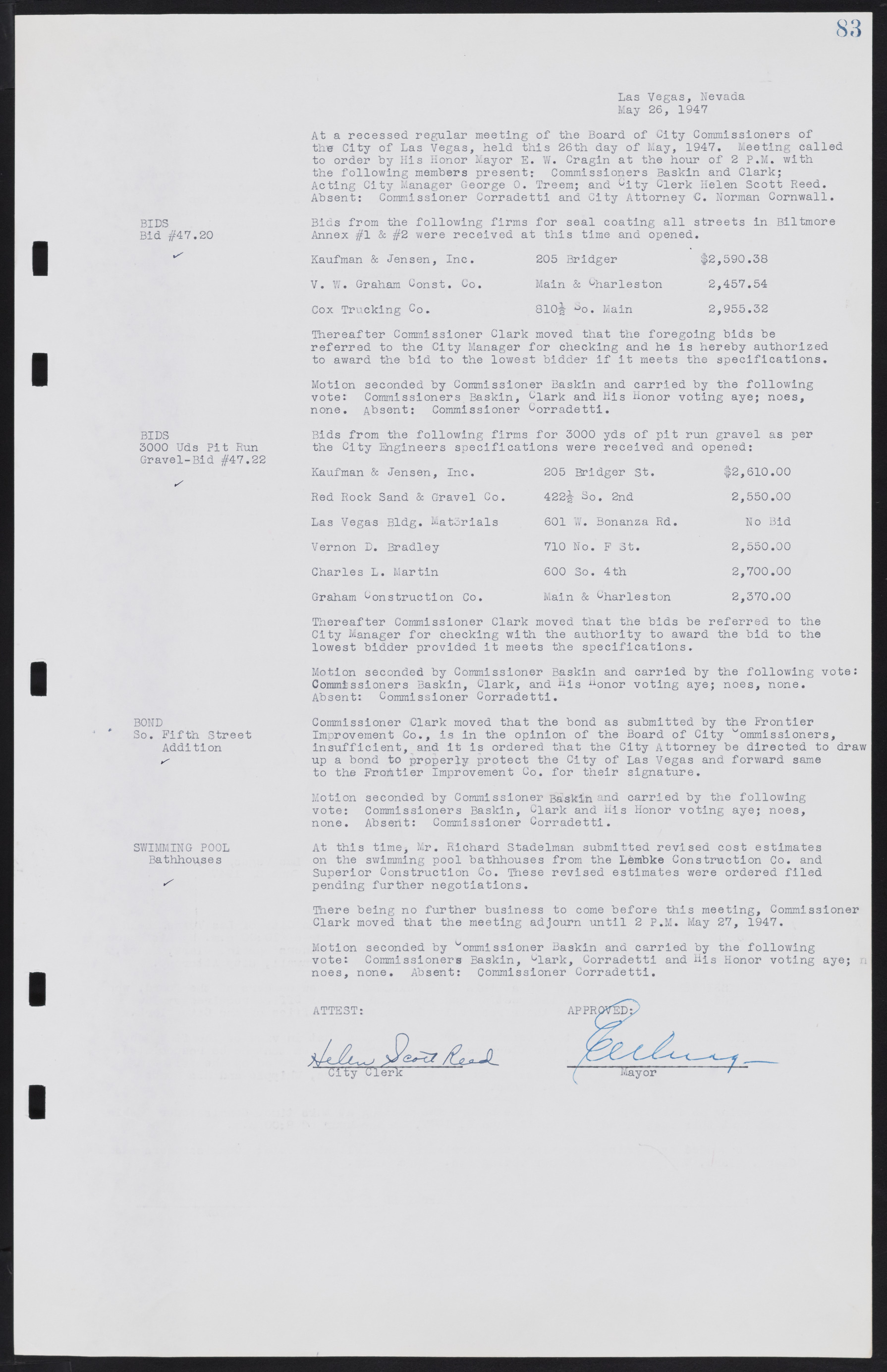 Las Vegas City Commission Minutes, January 7, 1947 to October 26, 1949, lvc000006-98