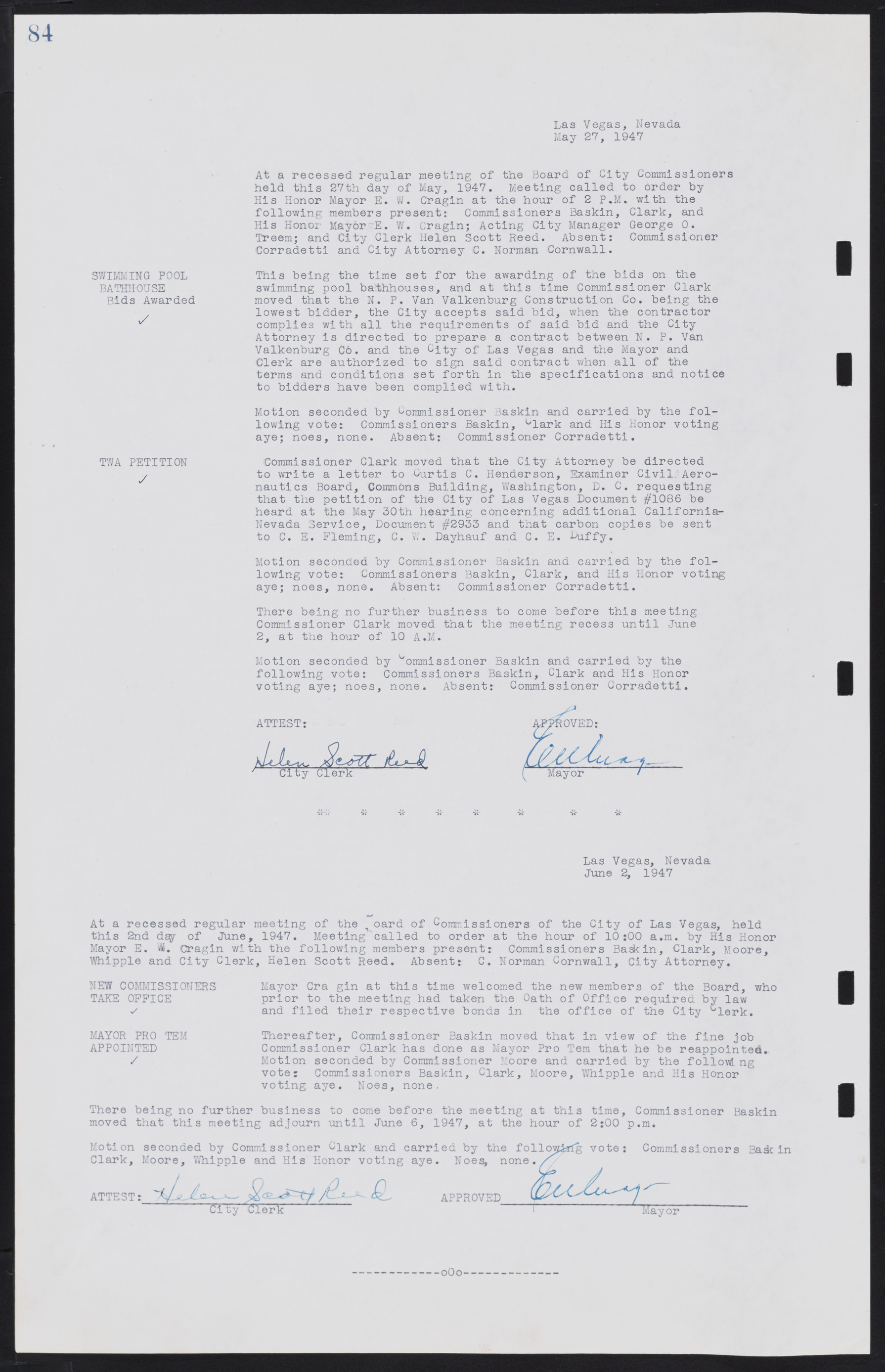 Las Vegas City Commission Minutes, January 7, 1947 to October 26, 1949, lvc000006-99