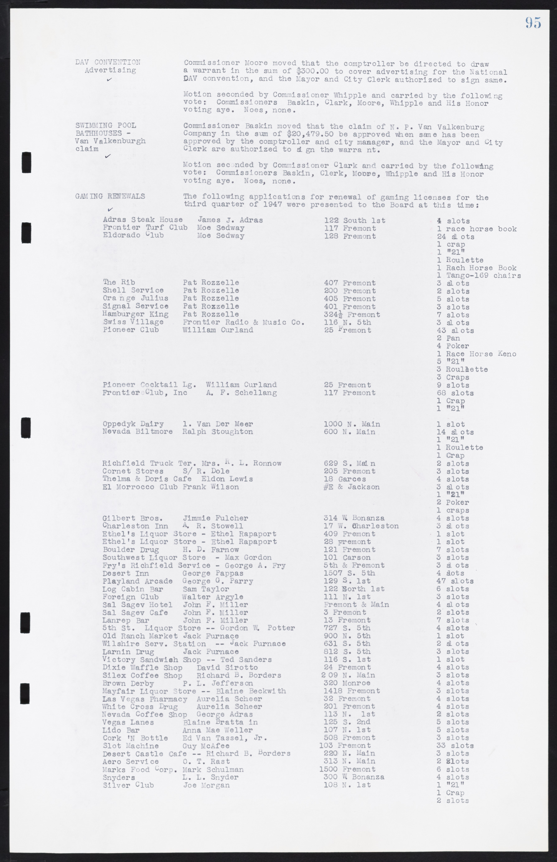 Las Vegas City Commission Minutes, January 7, 1947 to October 26, 1949, lvc000006-110