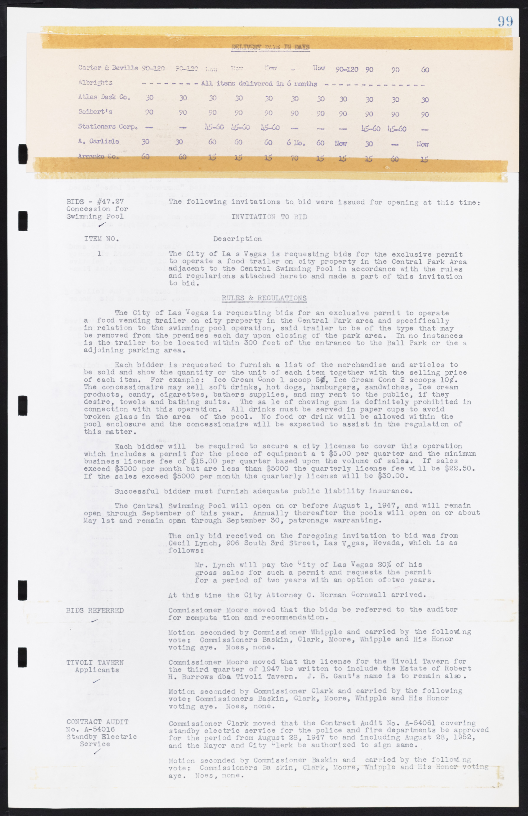 Las Vegas City Commission Minutes, January 7, 1947 to October 26, 1949, lvc000006-116