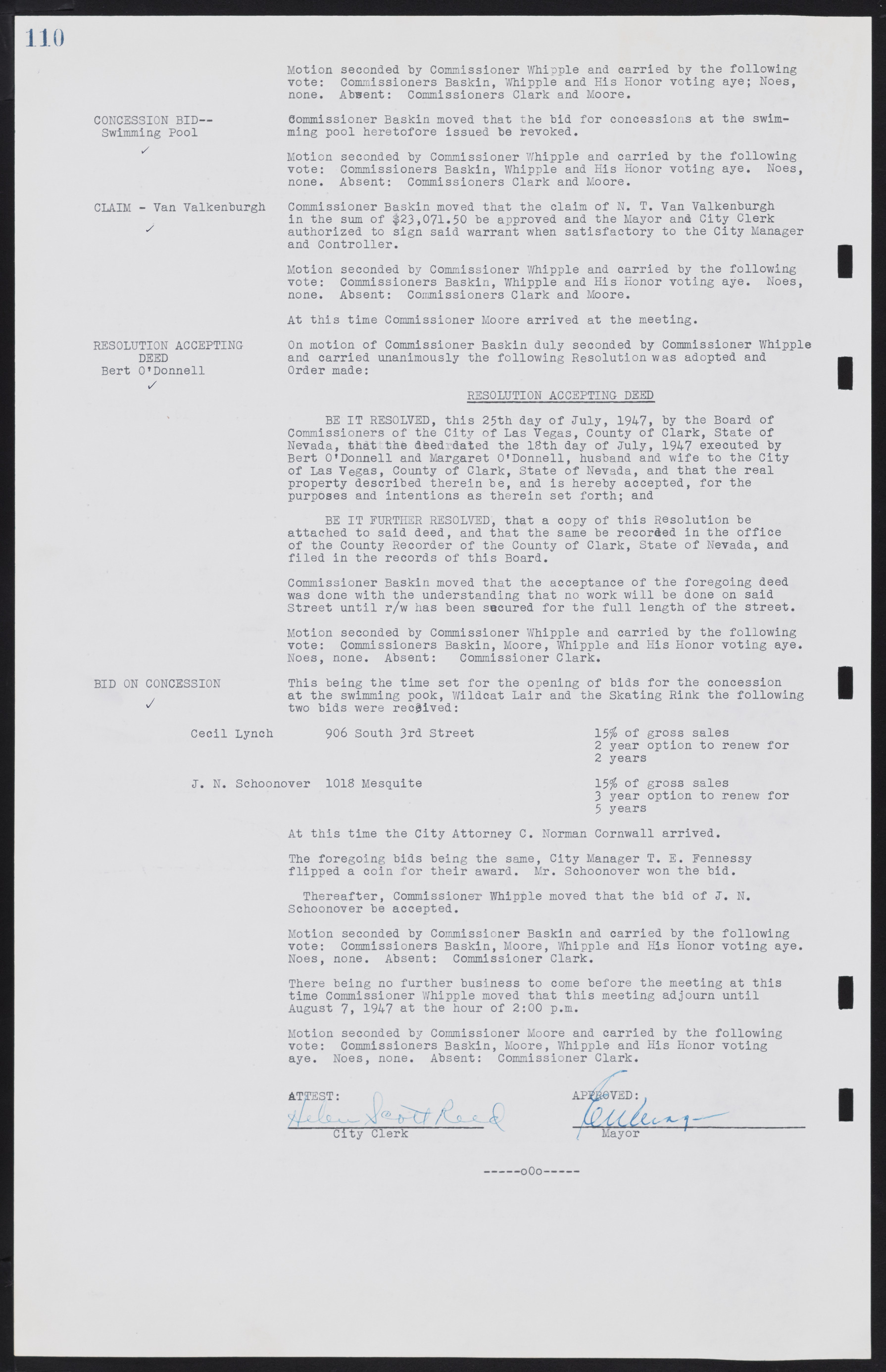 Las Vegas City Commission Minutes, January 7, 1947 to October 26, 1949, lvc000006-128