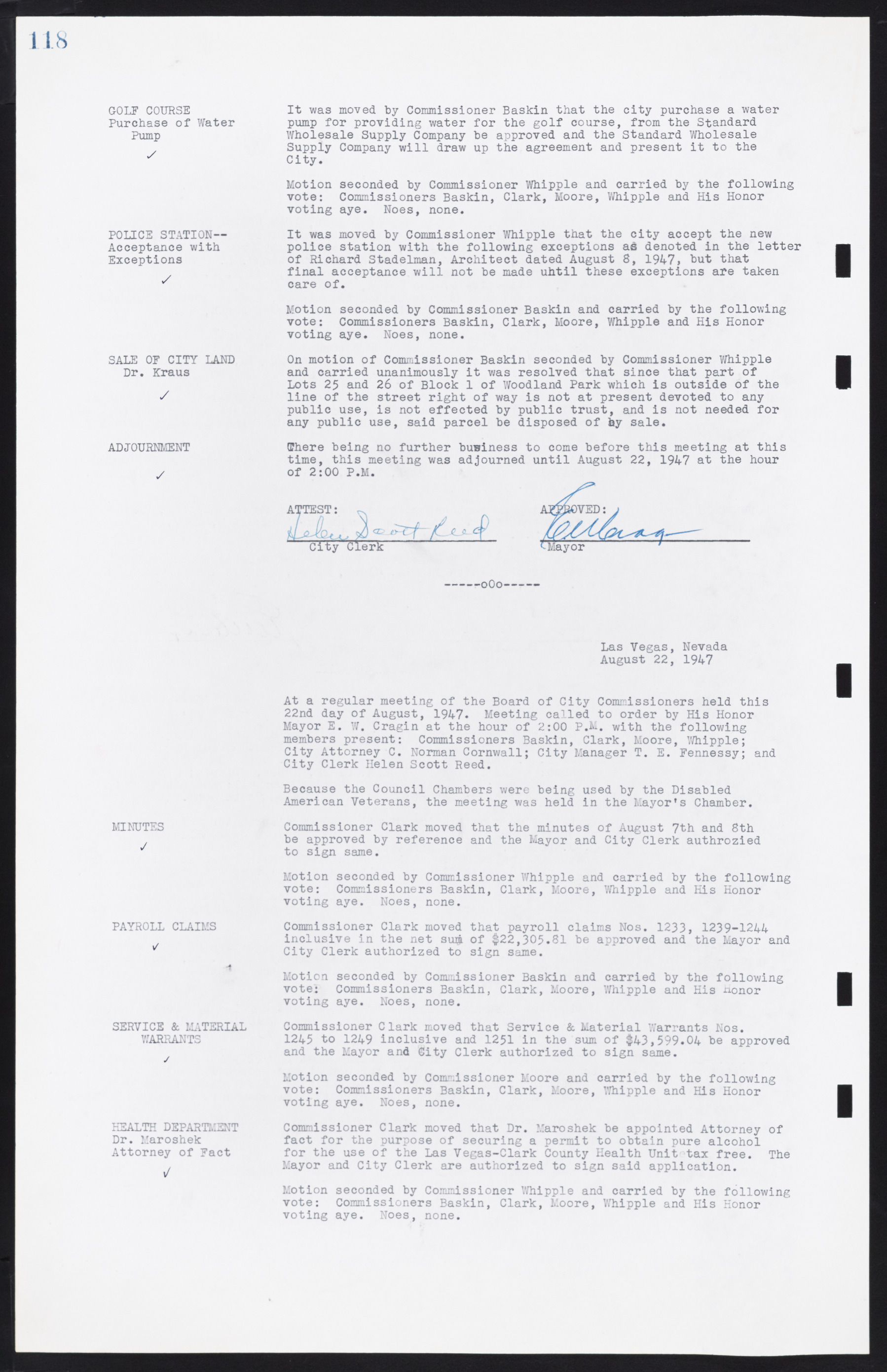 Las Vegas City Commission Minutes, January 7, 1947 to October 26, 1949, lvc000006-136