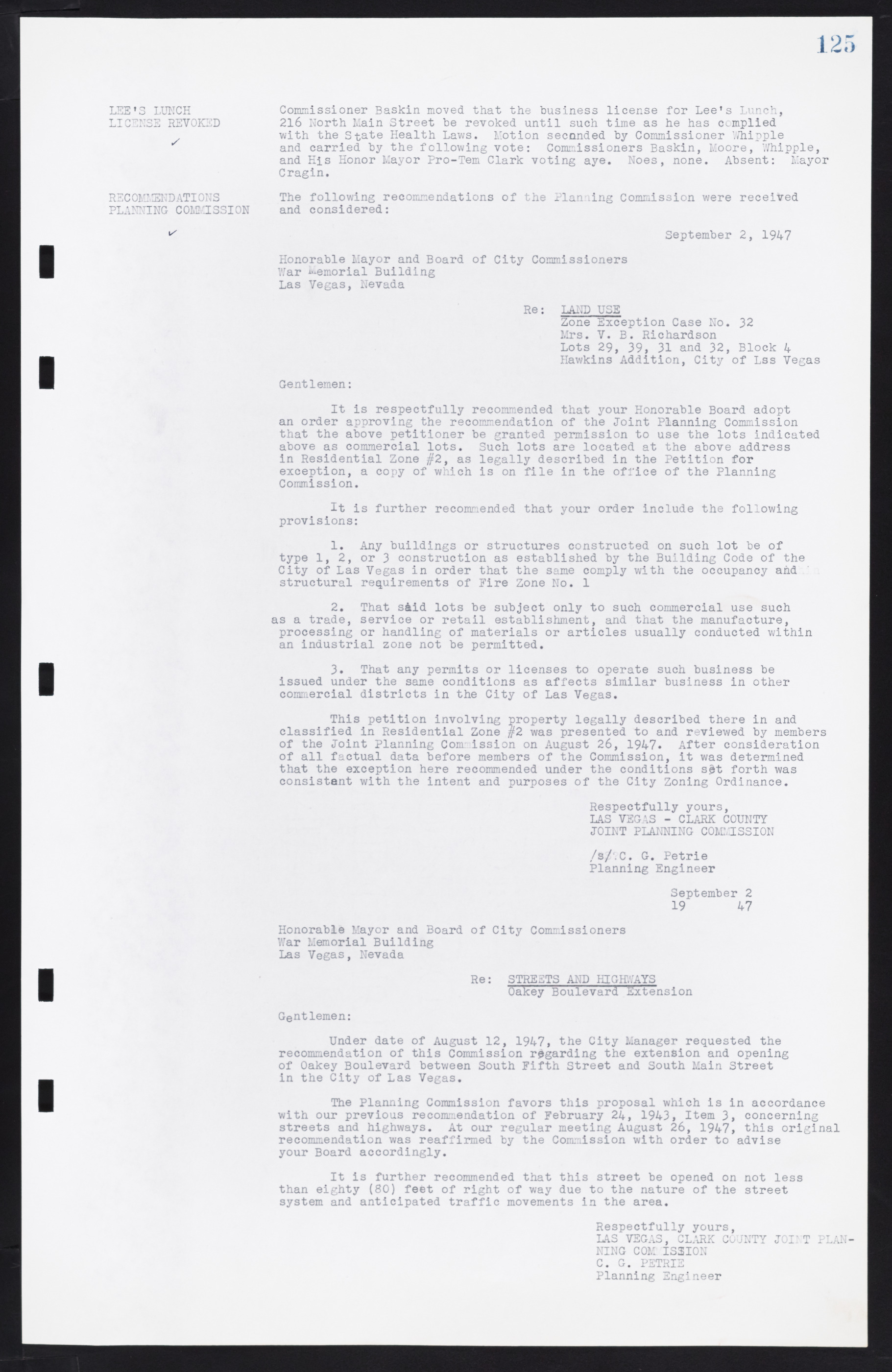 Las Vegas City Commission Minutes, January 7, 1947 to October 26, 1949, lvc000006-143