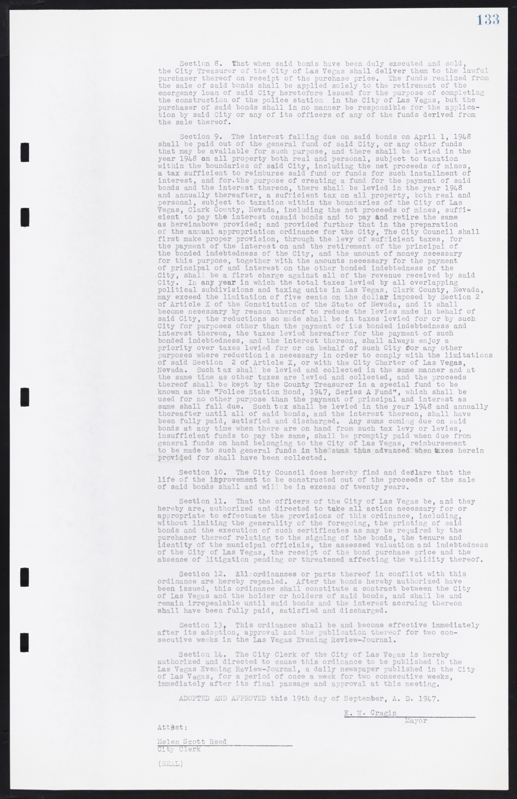 Las Vegas City Commission Minutes, January 7, 1947 to October 26, 1949, lvc000006-151