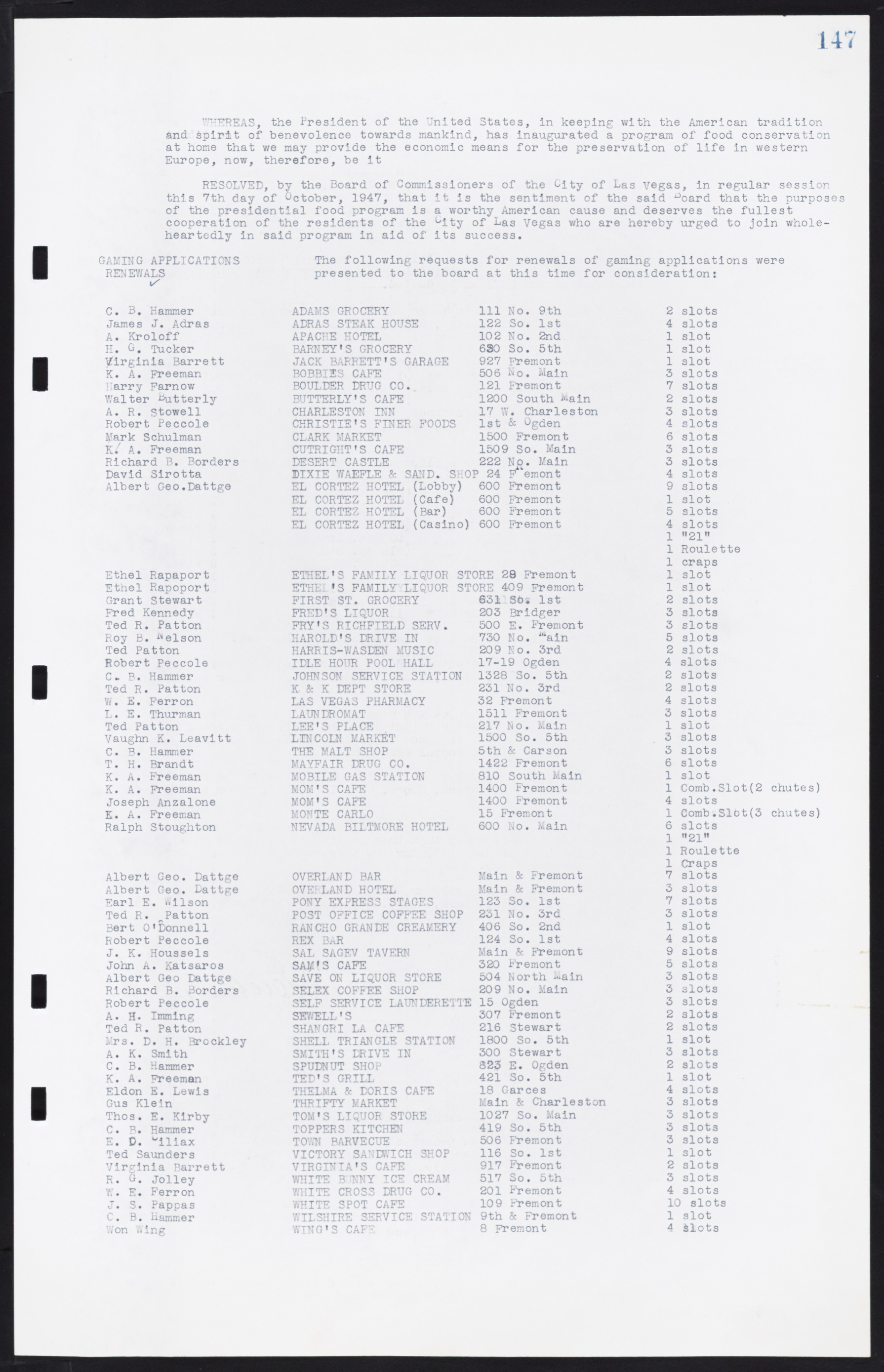 Las Vegas City Commission Minutes, January 7, 1947 to October 26, 1949, lvc000006-166