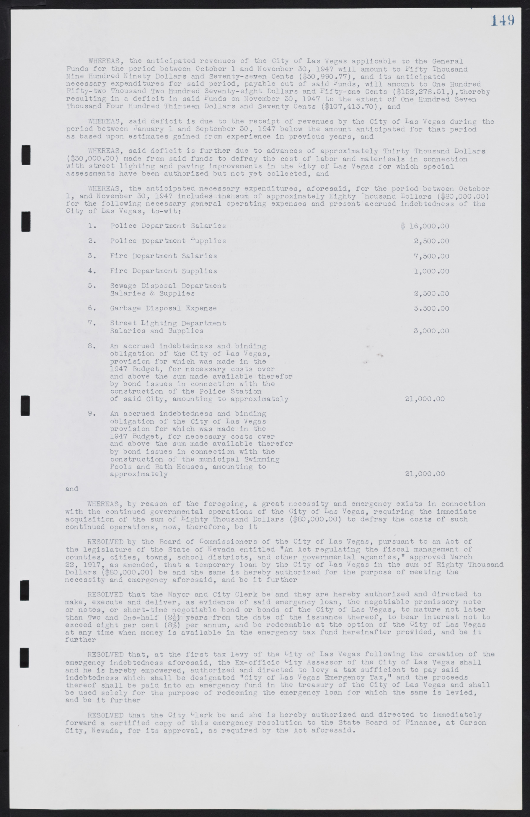 Las Vegas City Commission Minutes, January 7, 1947 to October 26, 1949, lvc000006-168