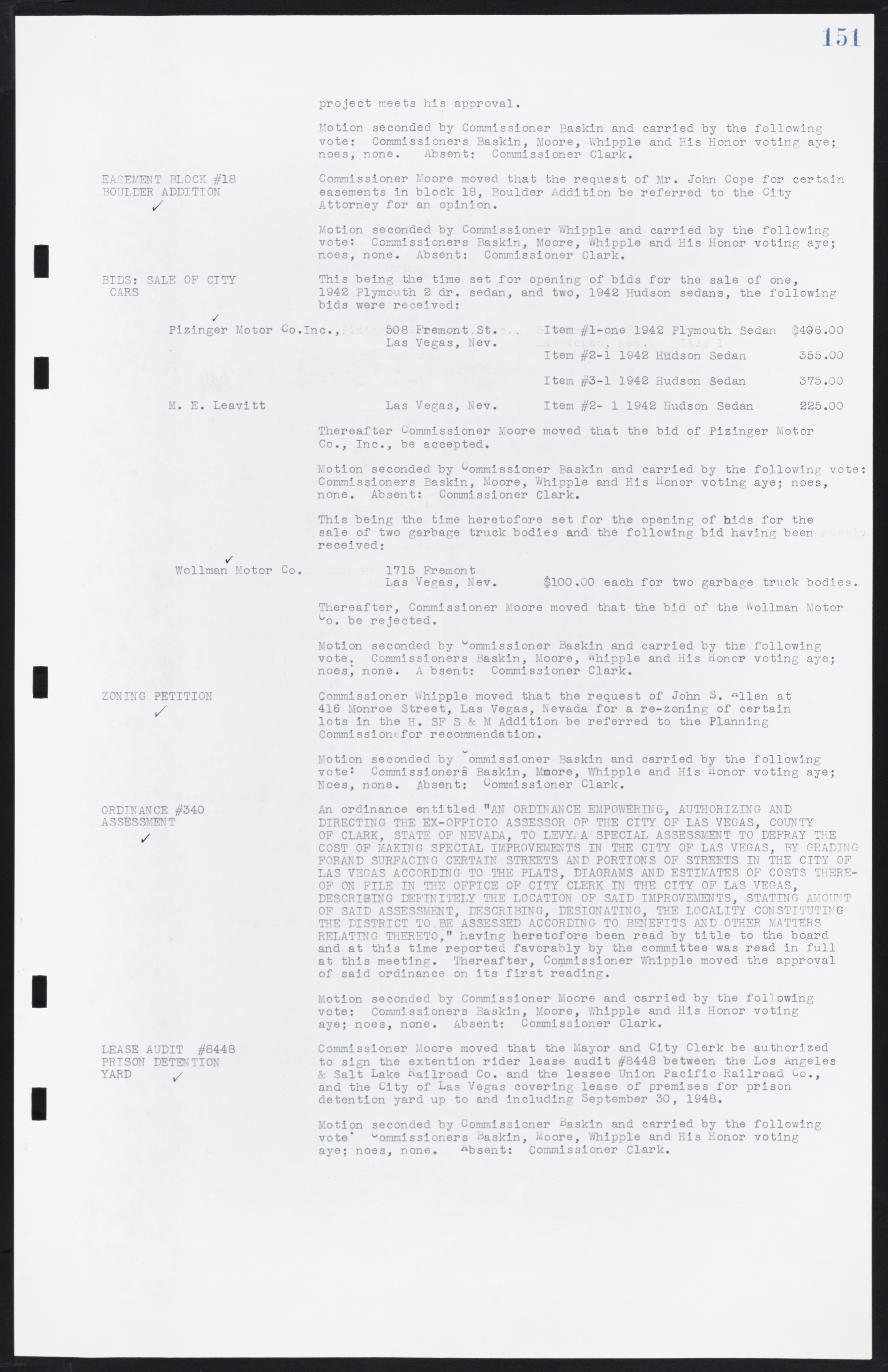 Las Vegas City Commission Minutes, January 7, 1947 to October 26, 1949, lvc000006-170