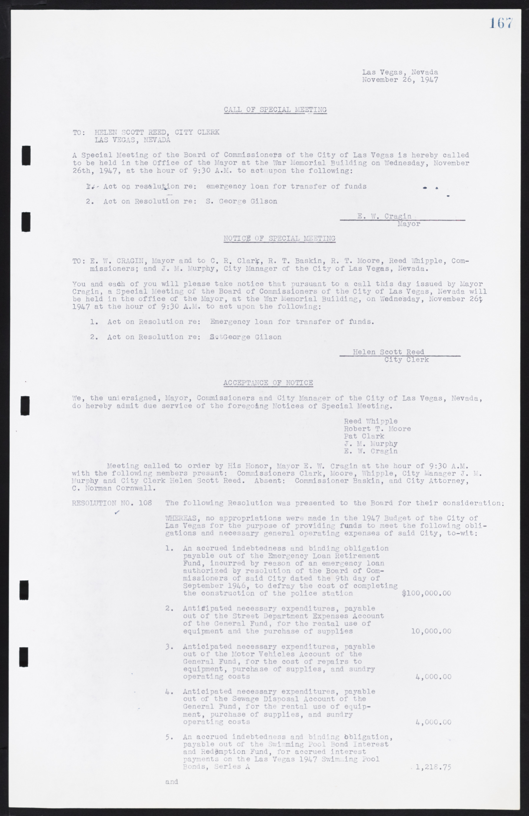 Las Vegas City Commission Minutes, January 7, 1947 to October 26, 1949, lvc000006-187