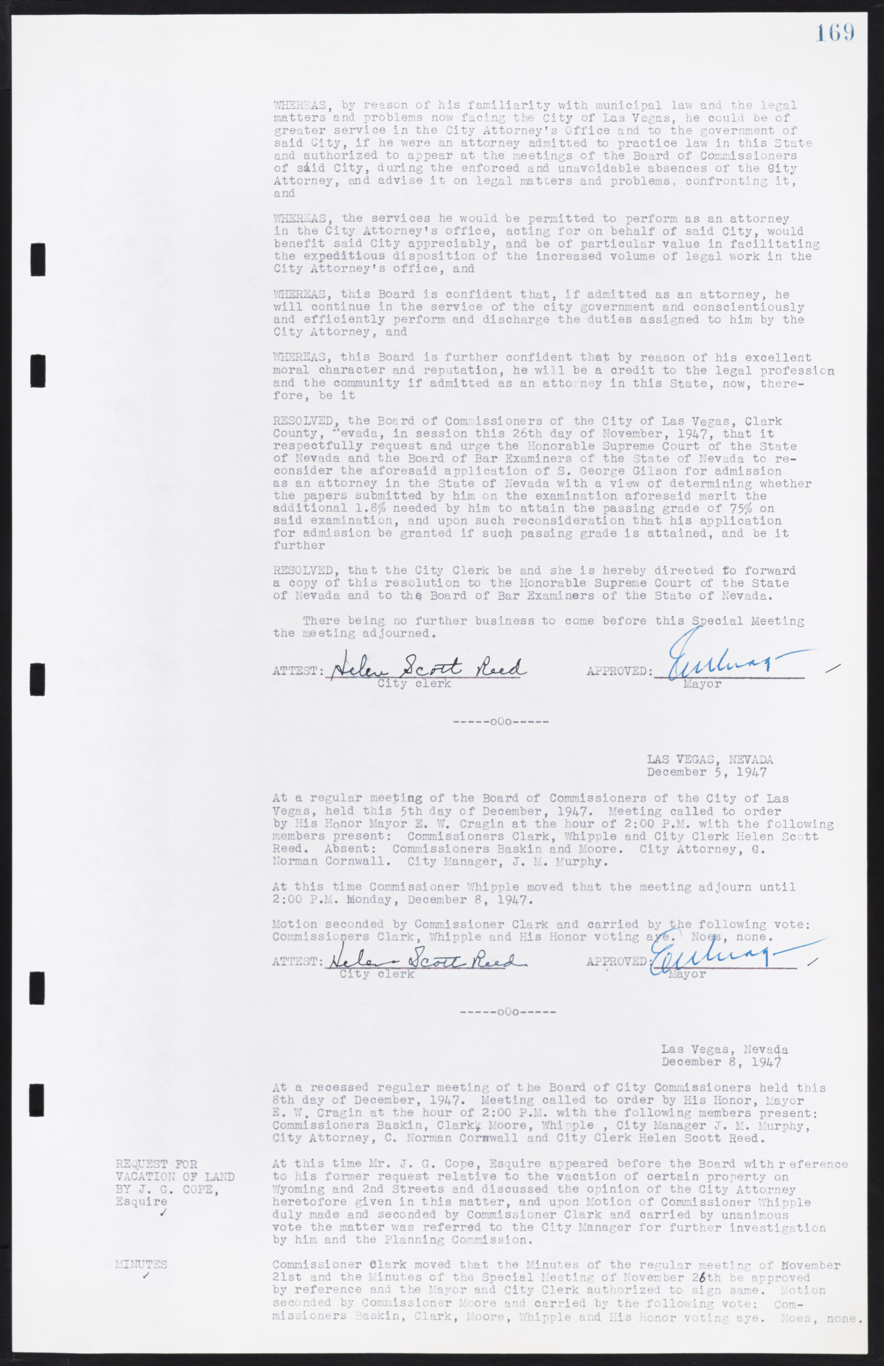 Las Vegas City Commission Minutes, January 7, 1947 to October 26, 1949, lvc000006-189