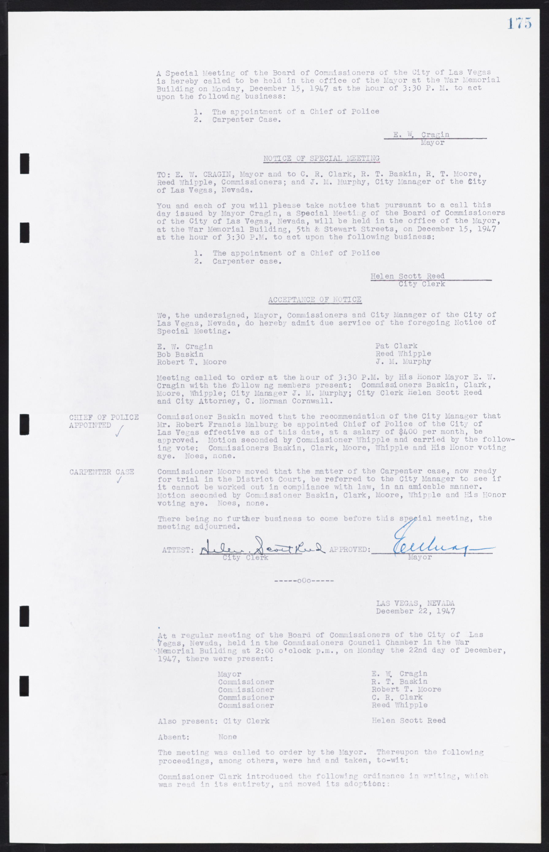 Las Vegas City Commission Minutes, January 7, 1947 to October 26, 1949, lvc000006-195