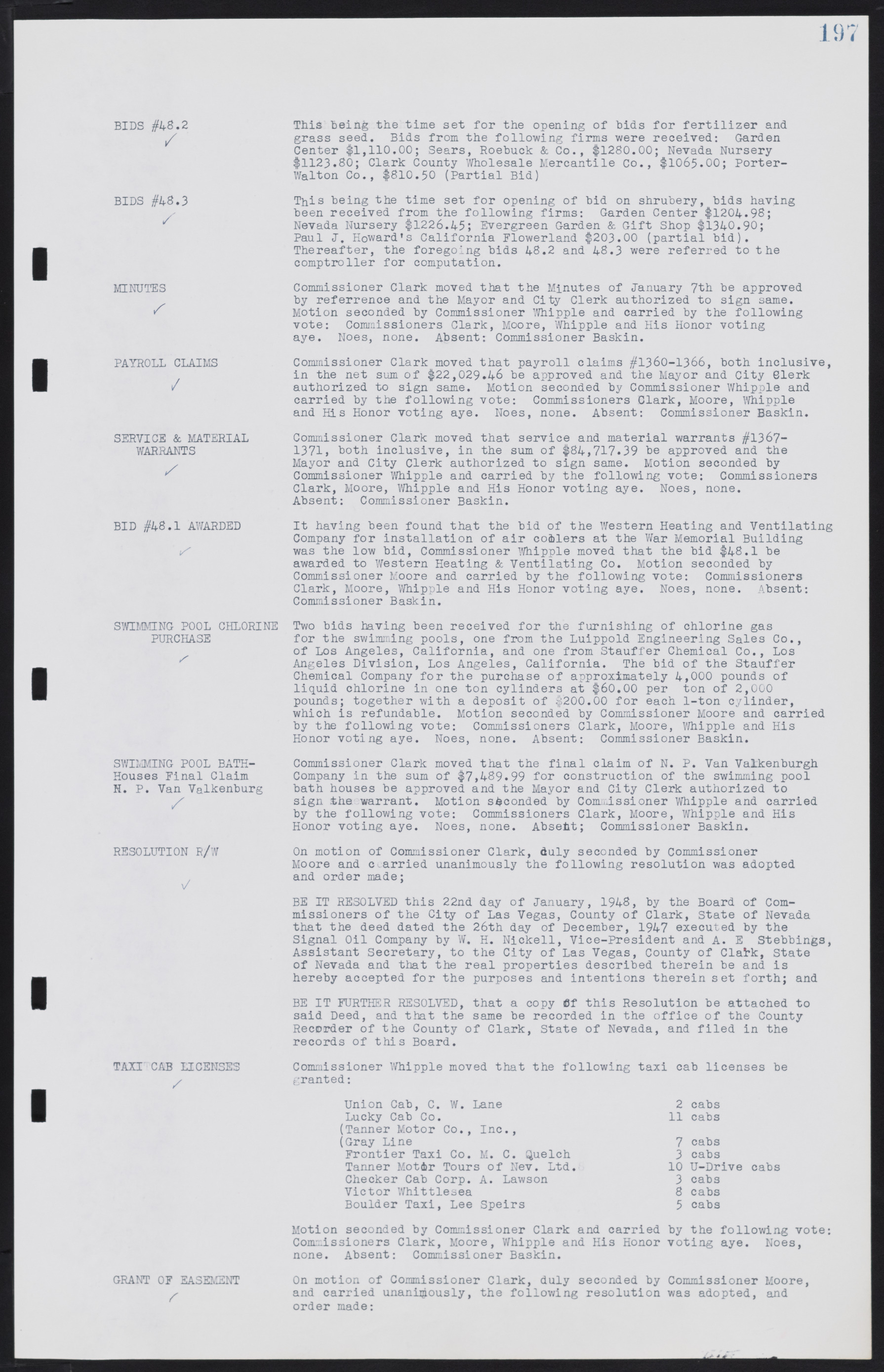 Las Vegas City Commission Minutes, January 7, 1947 to October 26, 1949, lvc000006-219