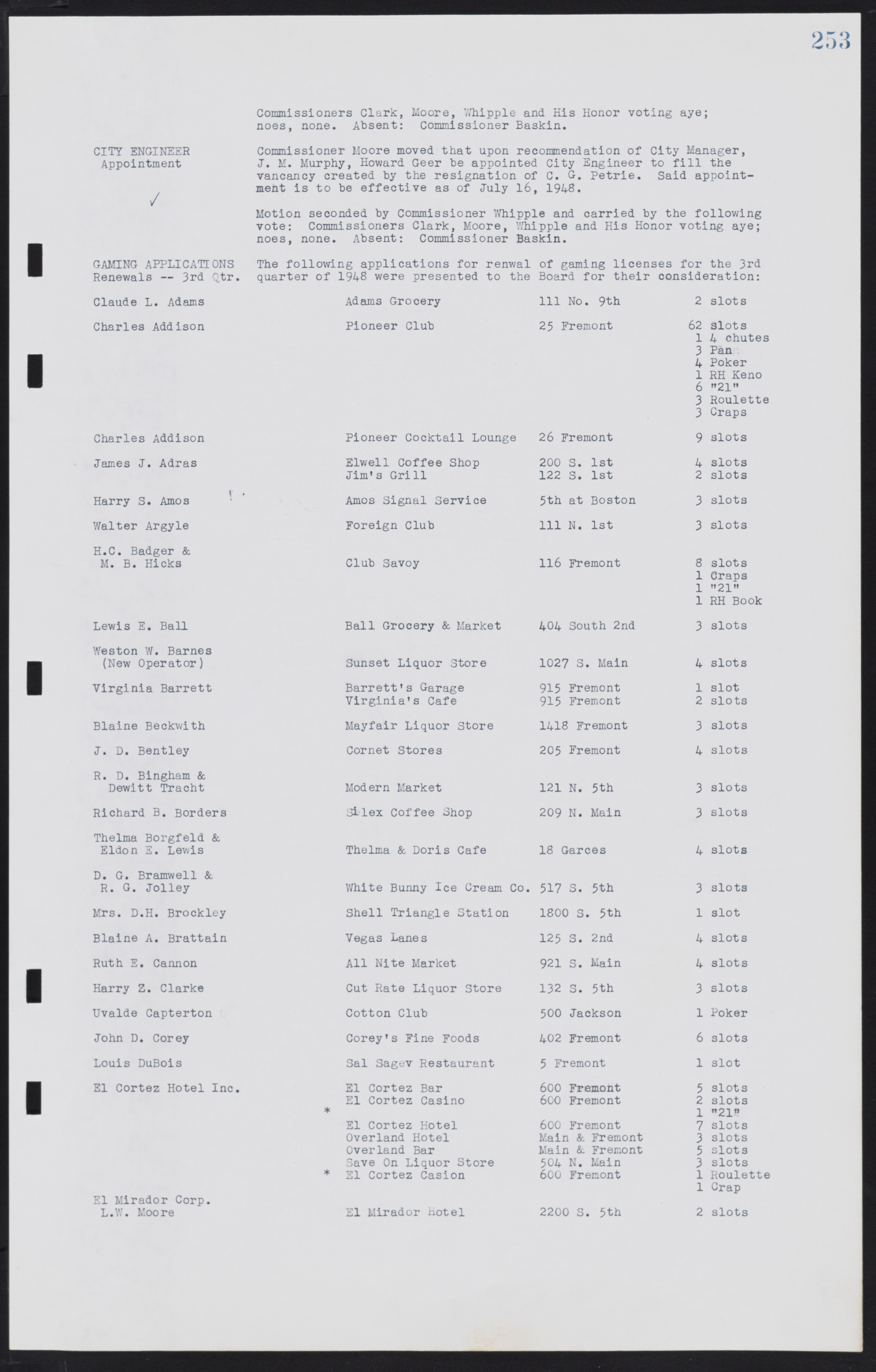 Las Vegas City Commission Minutes, January 7, 1947 to October 26, 1949, lvc000006-275