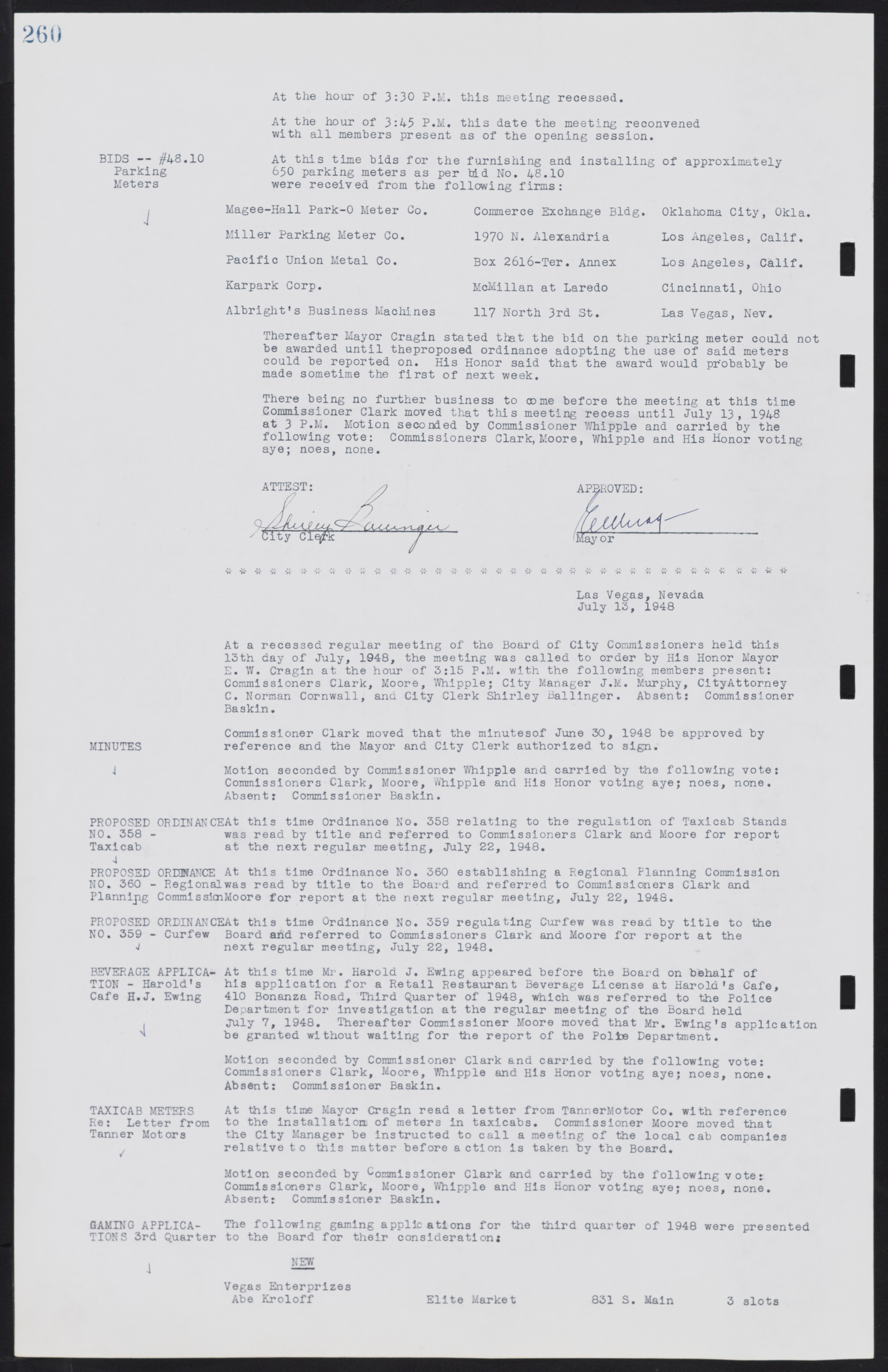 Las Vegas City Commission Minutes, January 7, 1947 to October 26, 1949, lvc000006-284