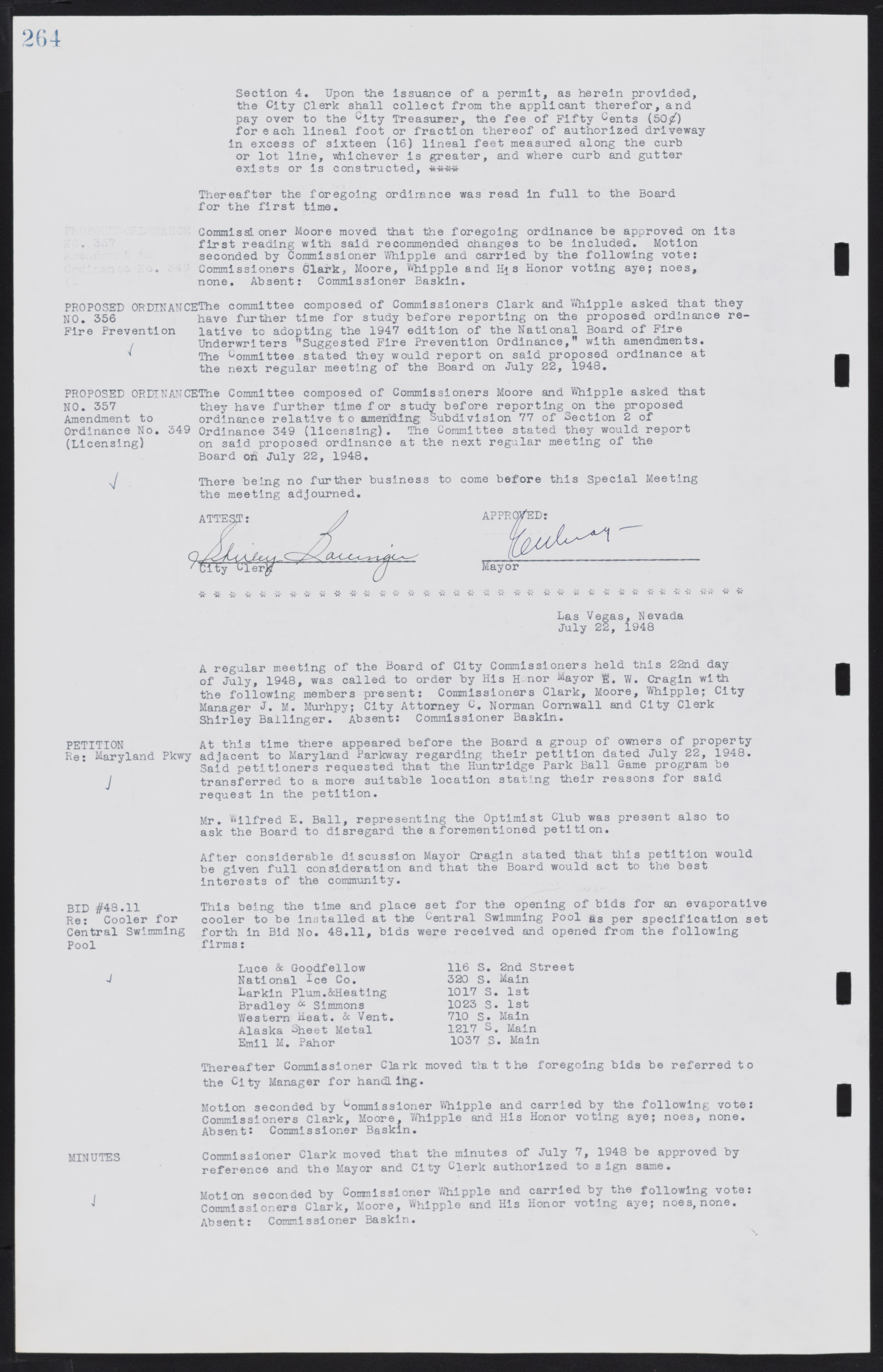 Las Vegas City Commission Minutes, January 7, 1947 to October 26, 1949, lvc000006-288