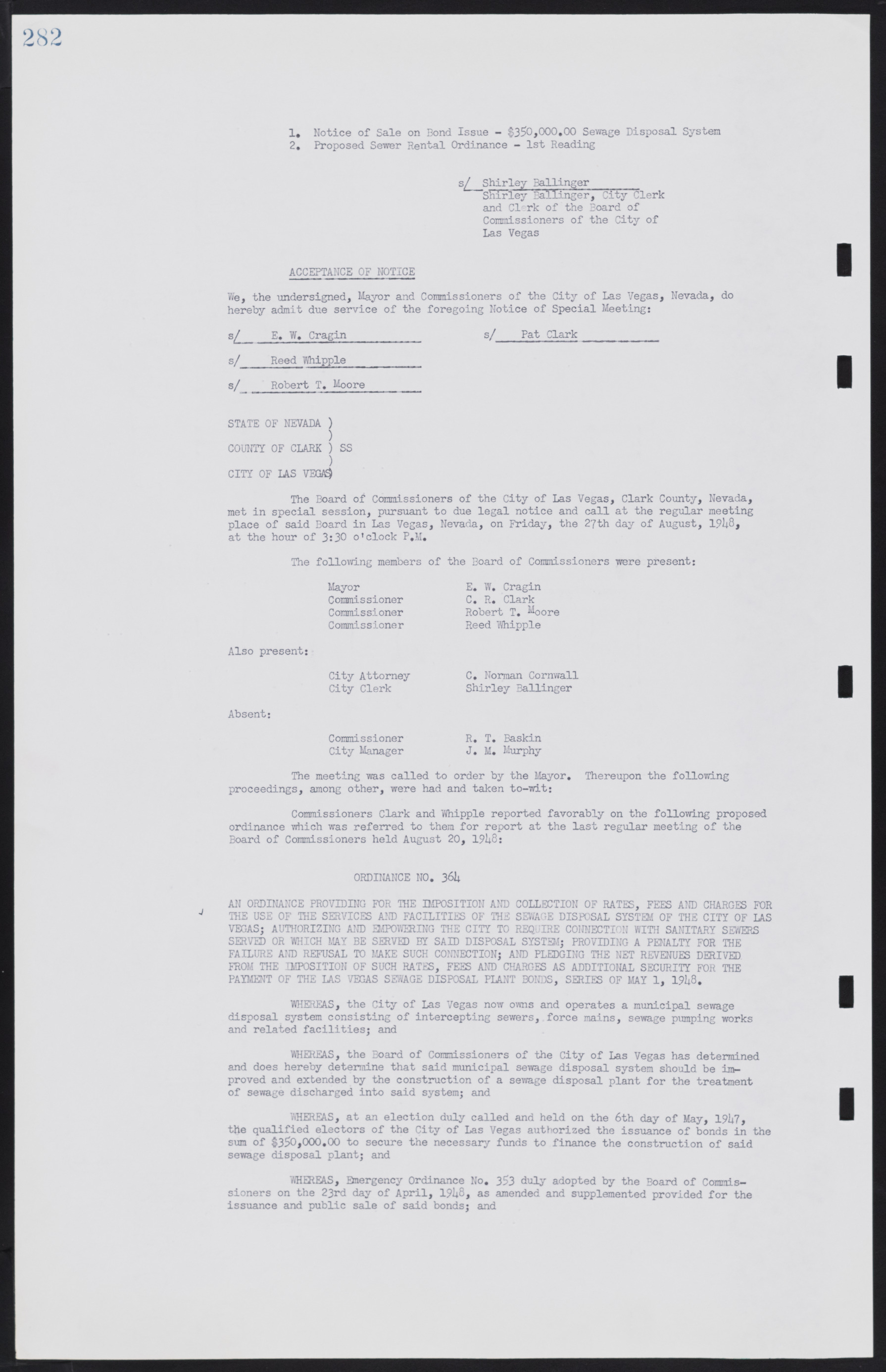 Las Vegas City Commission Minutes, January 7, 1947 to October 26, 1949, lvc000006-306