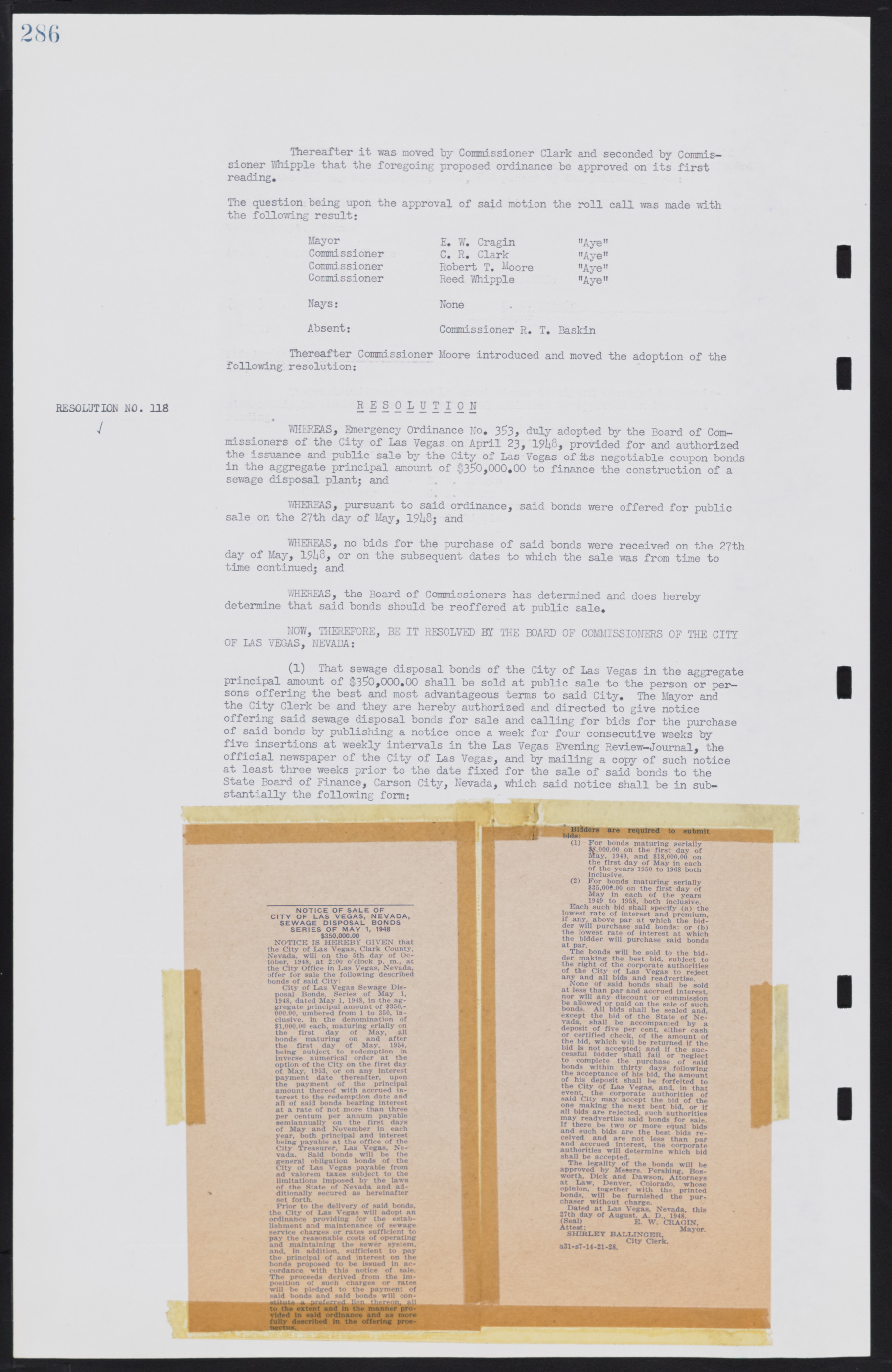 Las Vegas City Commission Minutes, January 7, 1947 to October 26, 1949, lvc000006-310