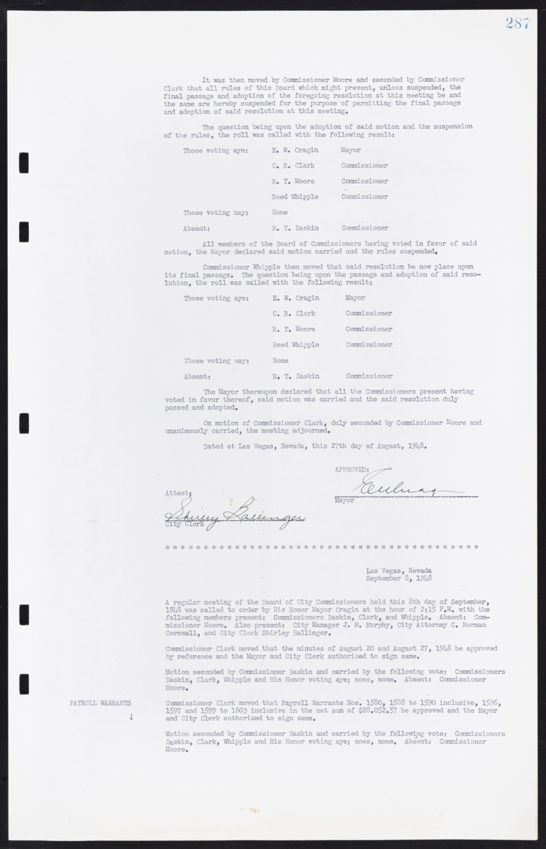 Las Vegas City Commission Minutes, January 7, 1947 to October 26, 1949, lvc000006-311