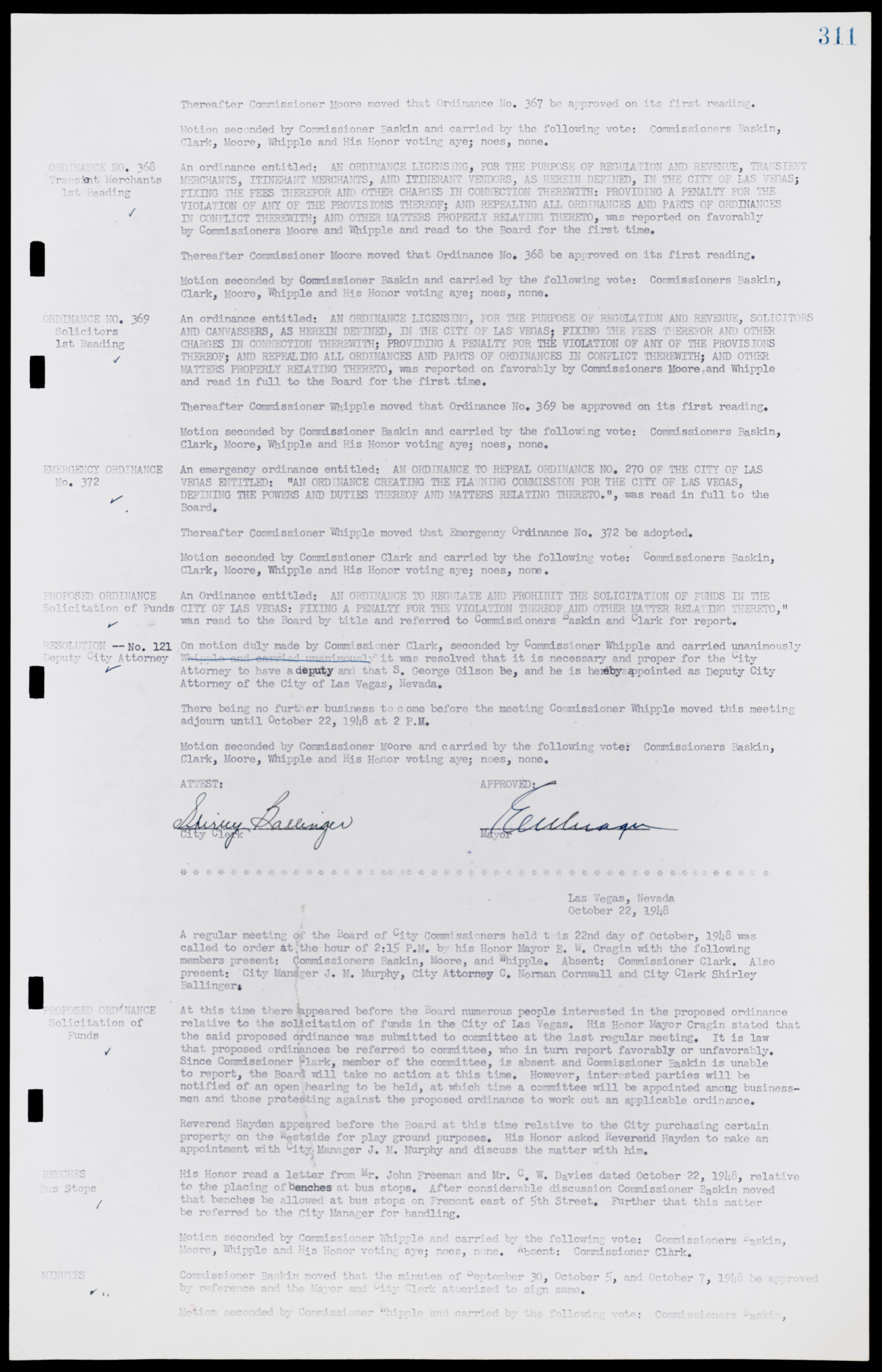 Las Vegas City Commission Minutes, January 7, 1947 to October 26, 1949, lvc000006-335