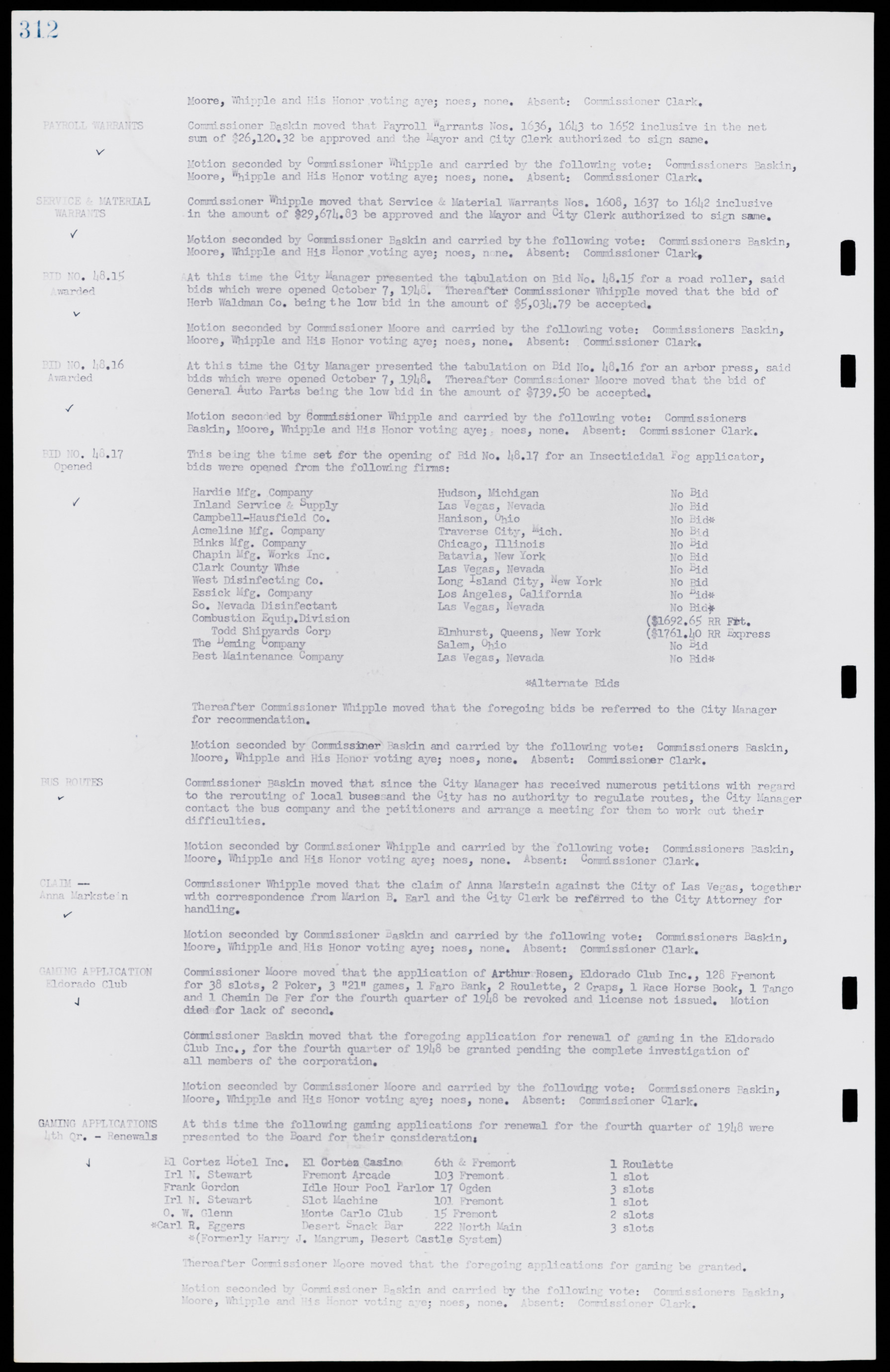 Las Vegas City Commission Minutes, January 7, 1947 to October 26, 1949, lvc000006-336