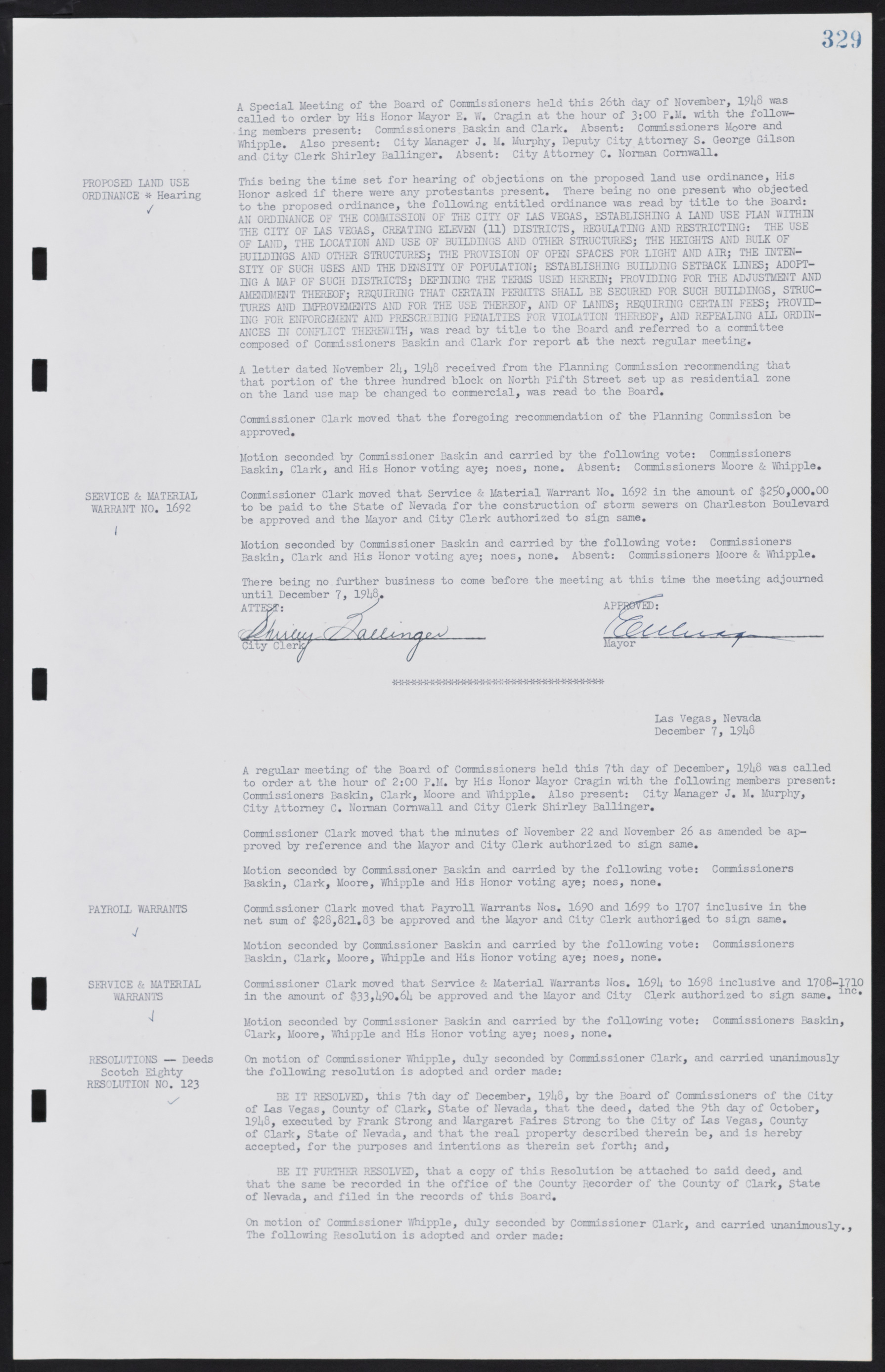 Las Vegas City Commission Minutes, January 7, 1947 to October 26, 1949, lvc000006-353