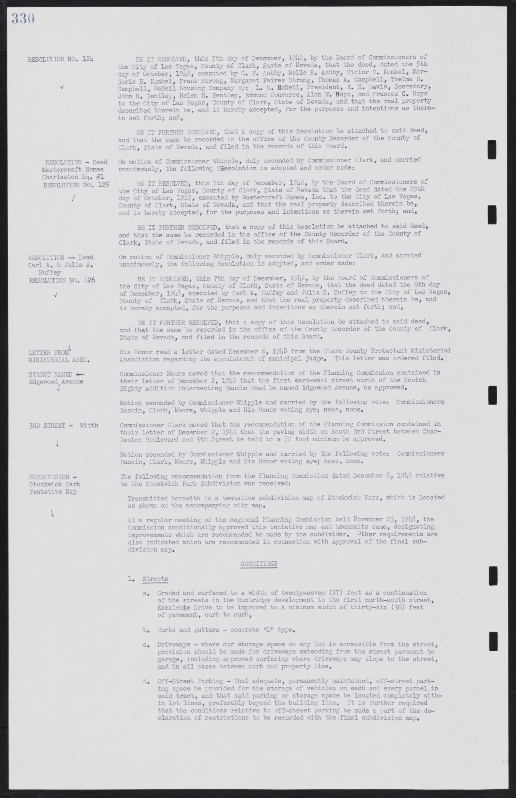 Las Vegas City Commission Minutes, January 7, 1947 to October 26, 1949, lvc000006-354