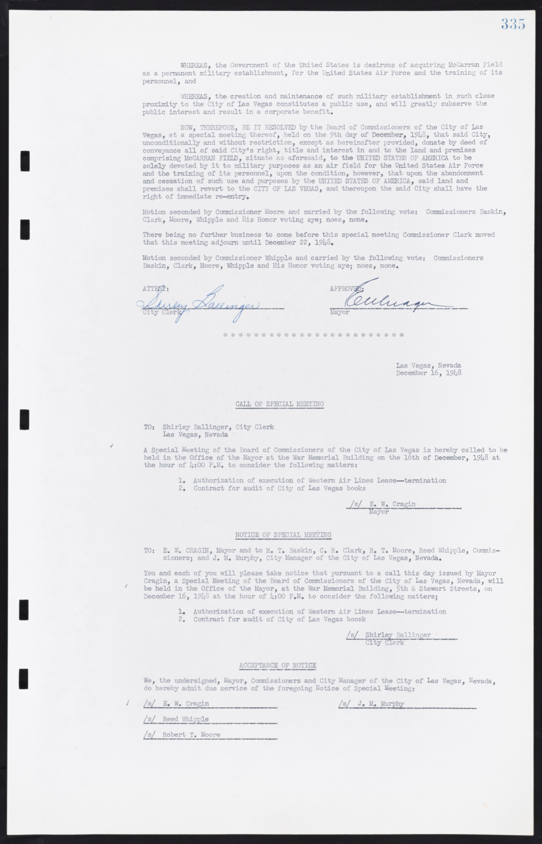 Las Vegas City Commission Minutes, January 7, 1947 to October 26, 1949, lvc000006-359