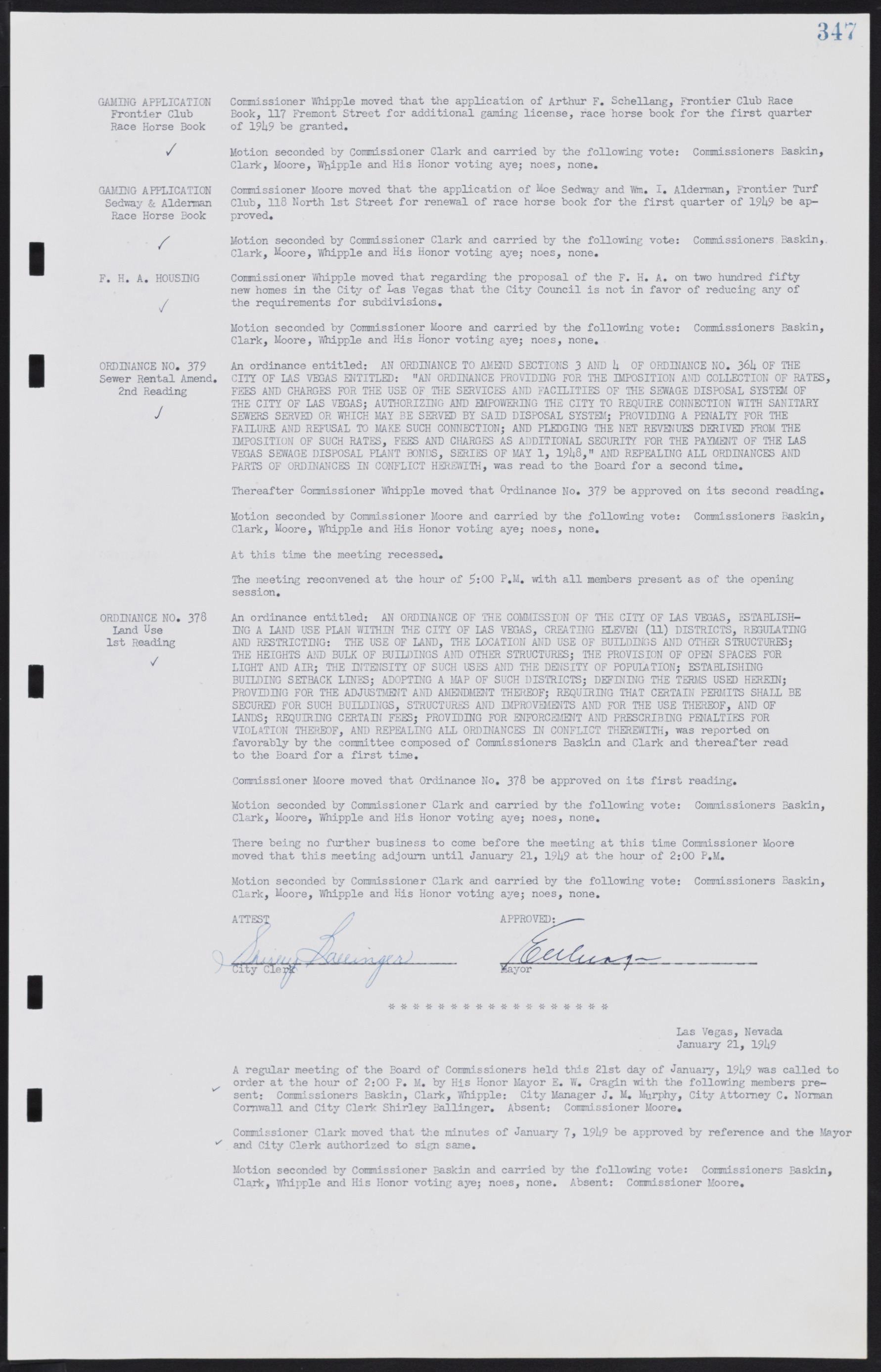 Las Vegas City Commission Minutes, January 7, 1947 to October 26, 1949, lvc000006-373