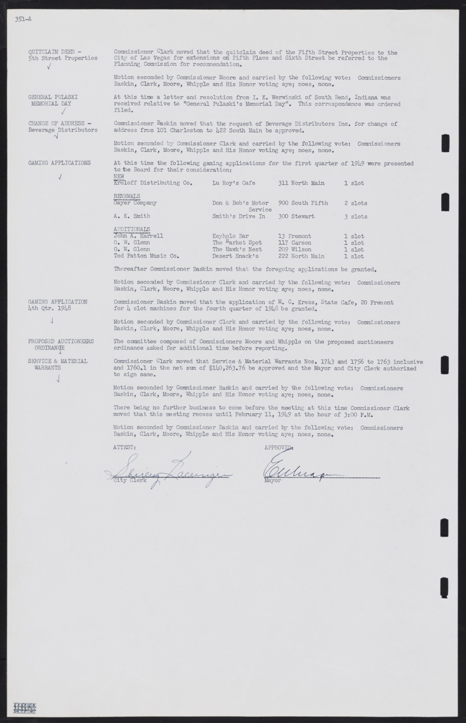 Las Vegas City Commission Minutes, January 7, 1947 to October 26, 1949, lvc000006-378