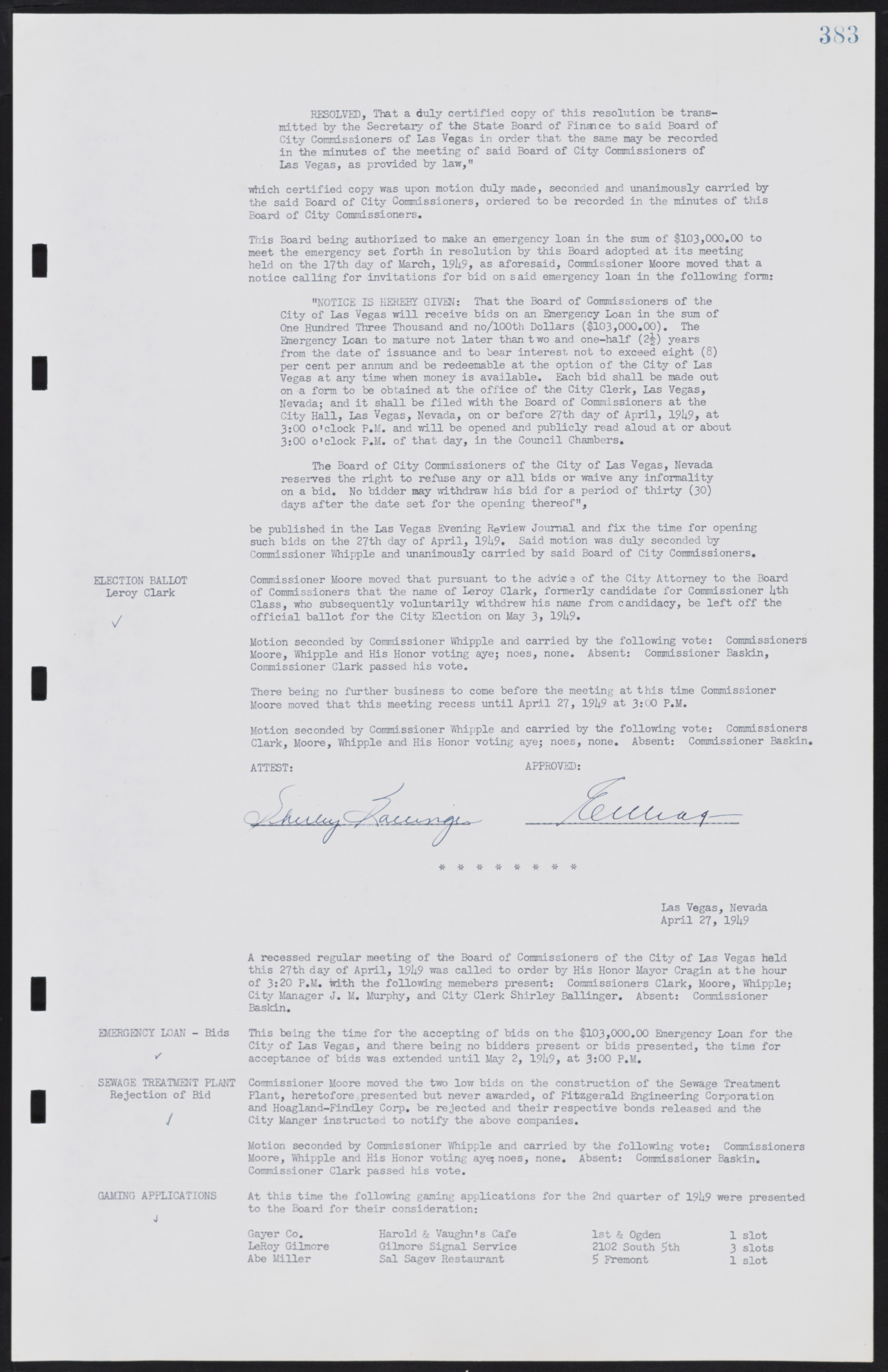 Las Vegas City Commission Minutes, January 7, 1947 to October 26, 1949, lvc000006-413