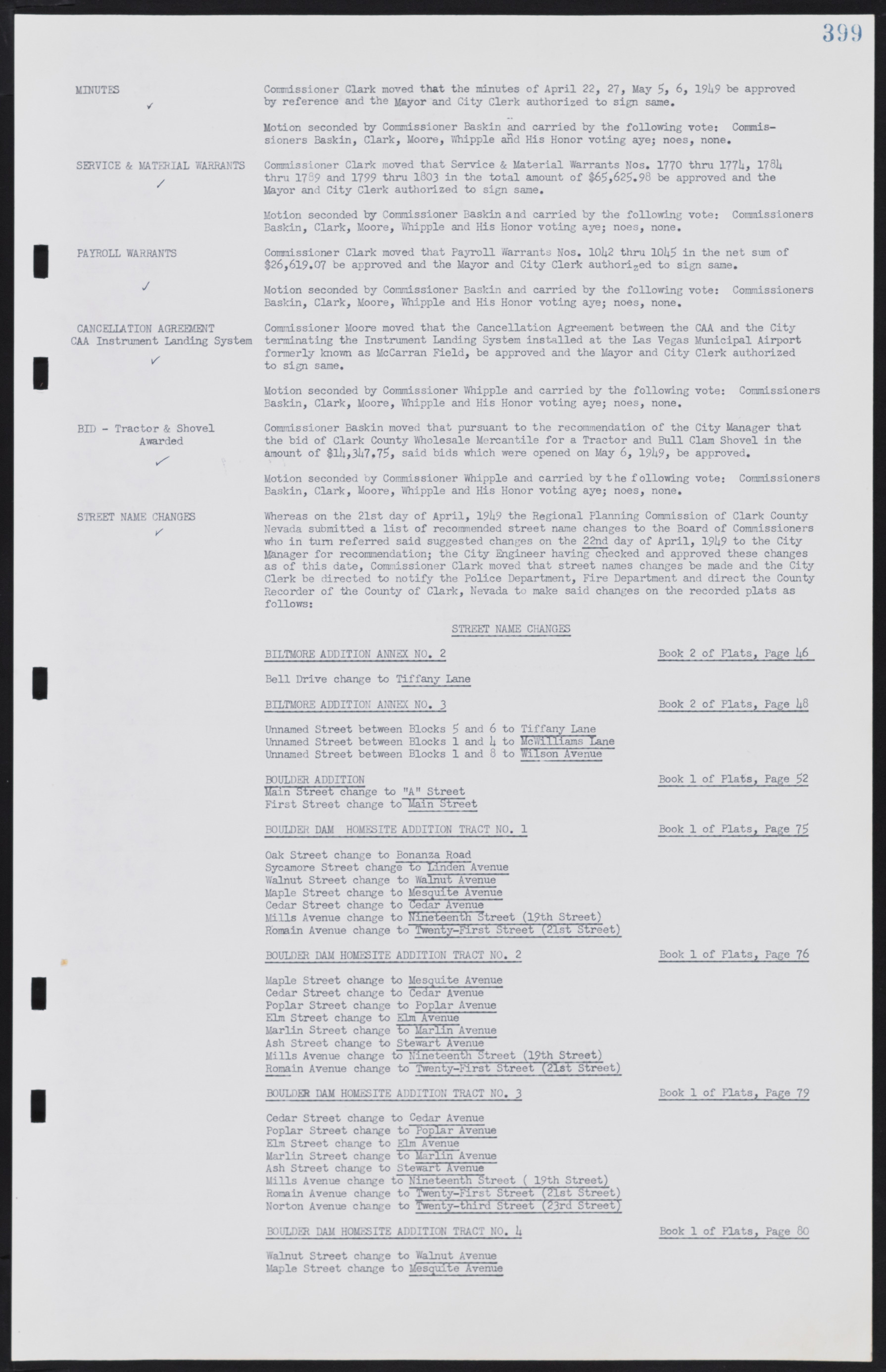 Las Vegas City Commission Minutes, January 7, 1947 to October 26, 1949, lvc000006-429