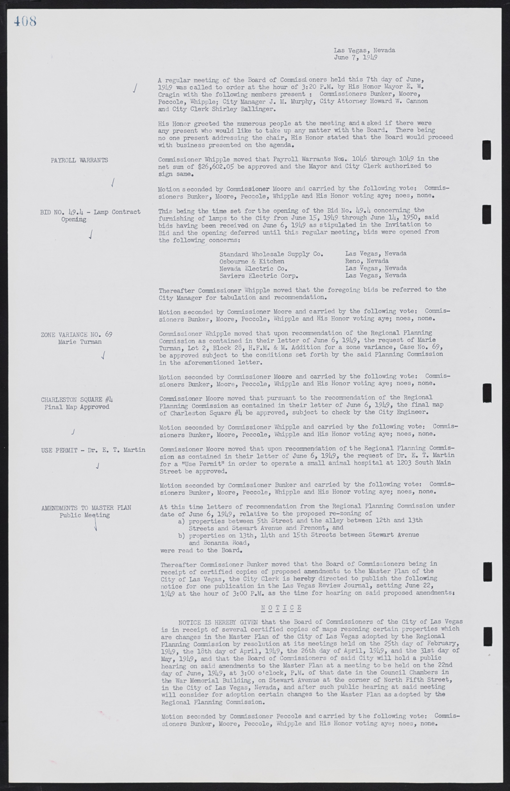 Las Vegas City Commission Minutes, January 7, 1947 to October 26, 1949, lvc000006-438