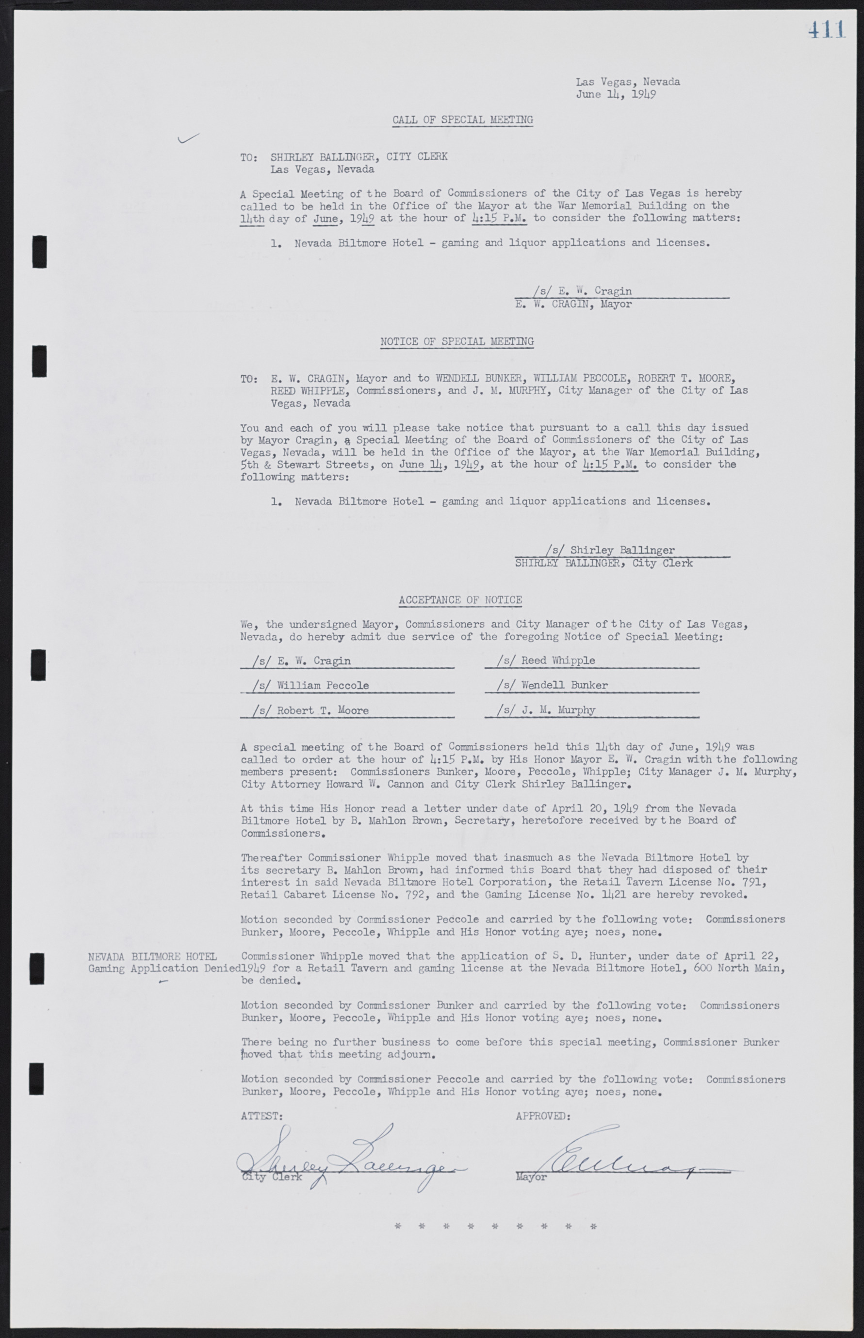 Las Vegas City Commission Minutes, January 7, 1947 to October 26, 1949, lvc000006-441