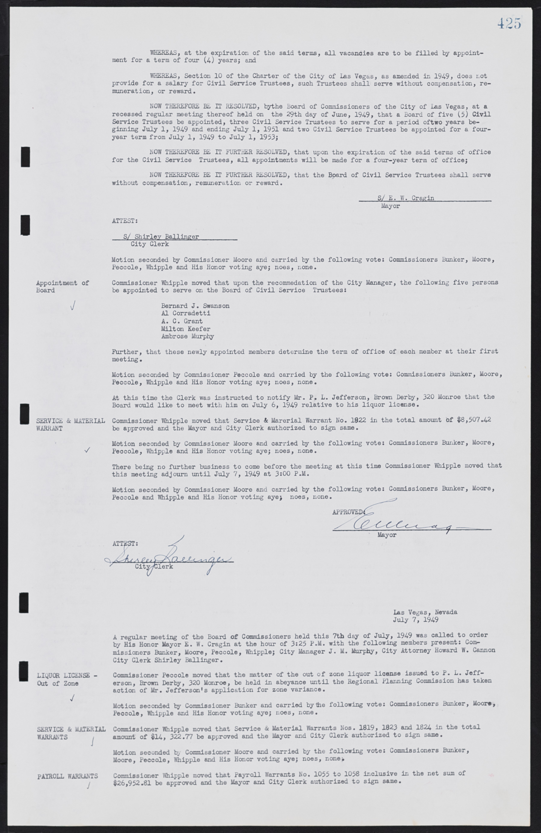 Las Vegas City Commission Minutes, January 7, 1947 to October 26, 1949, lvc000006-457