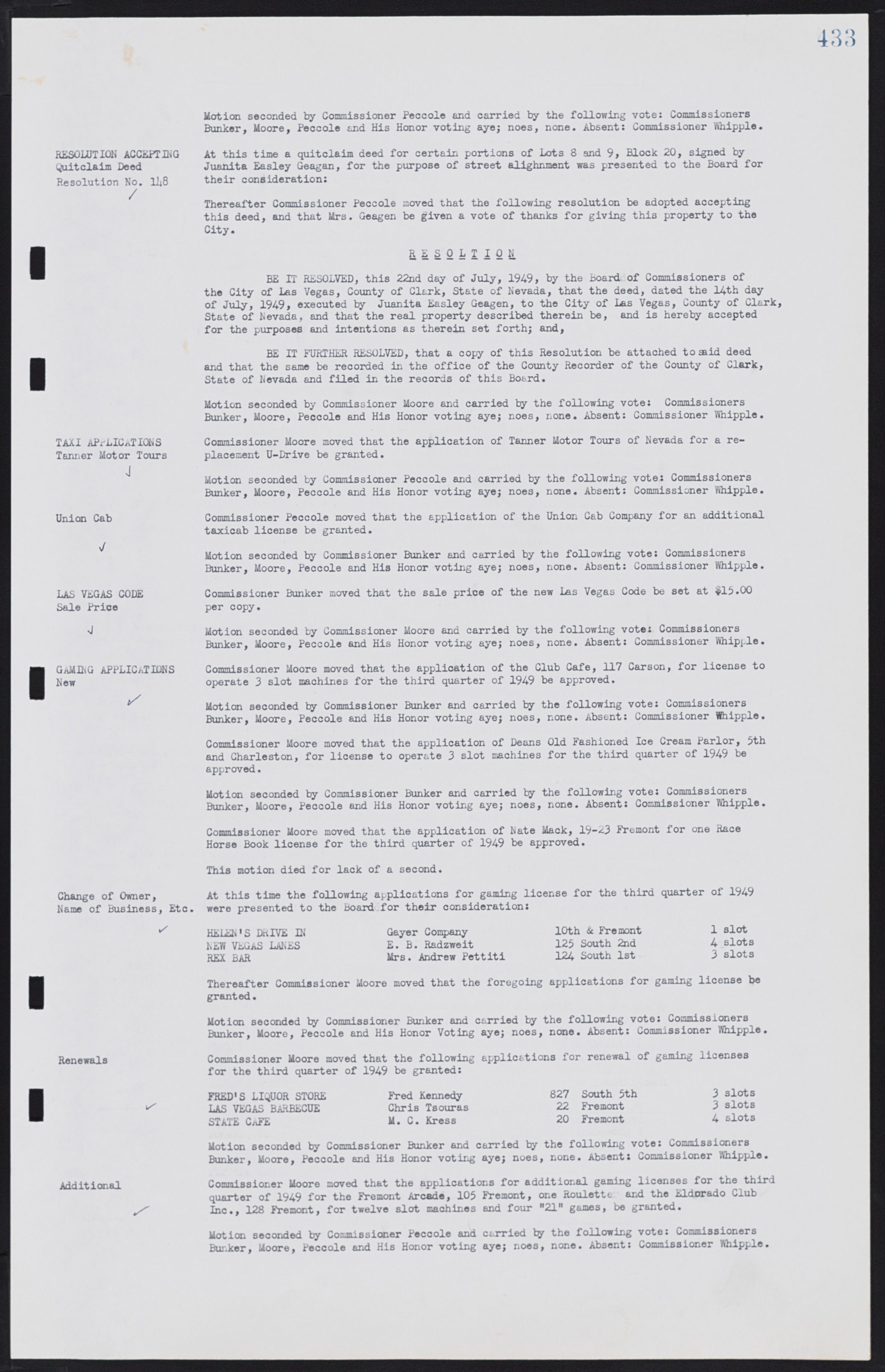 Las Vegas City Commission Minutes, January 7, 1947 to October 26, 1949, lvc000006-465